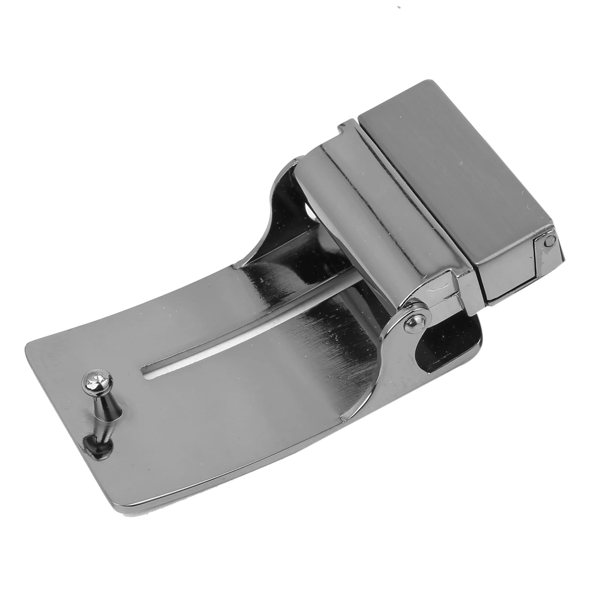 Bacca Bucci 35  MM  Nickle  Free Reversible-Clamp Belt  Buckle with Branding (Buckle only) - Image 4