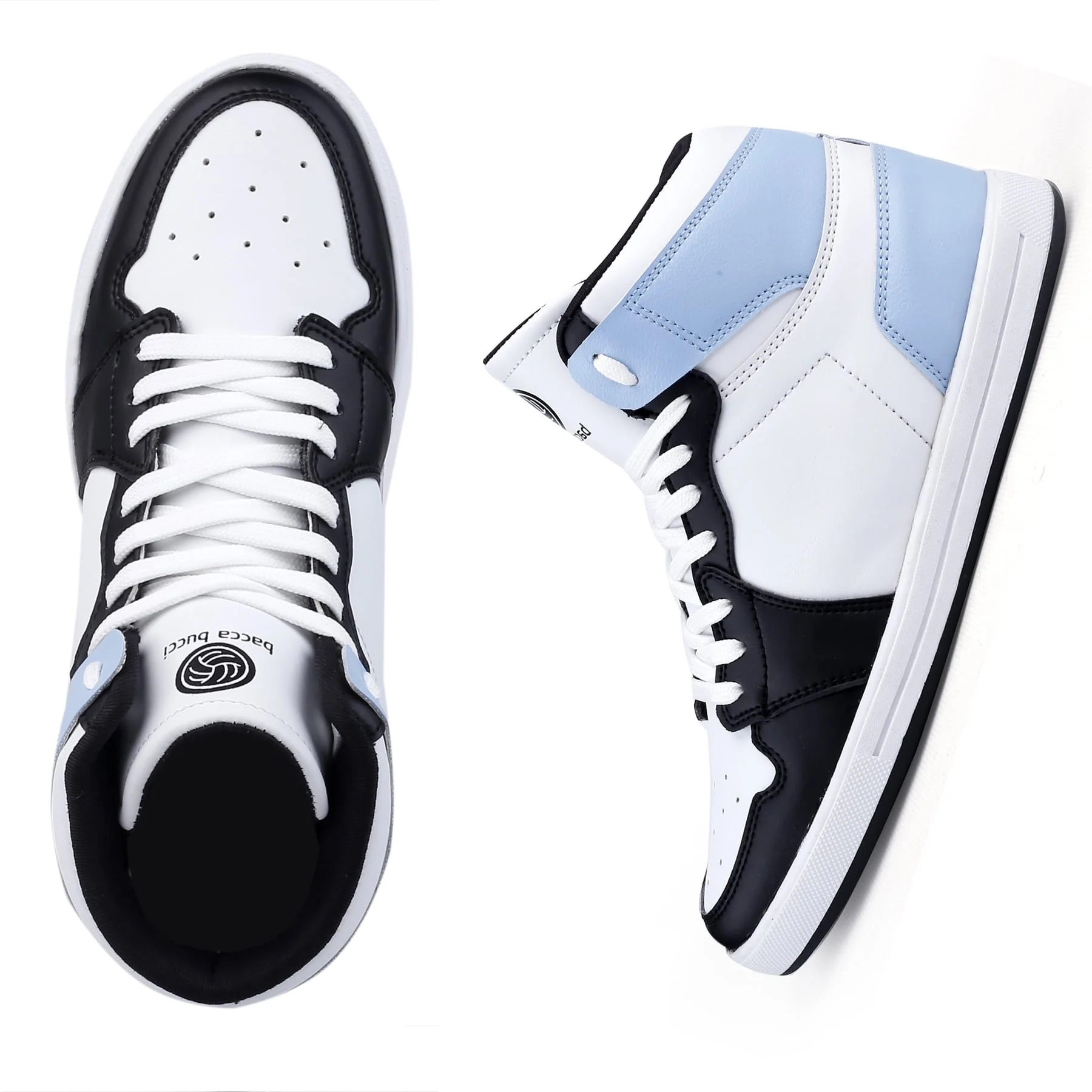 Bacca Bucci Boys or Girls Streetwear Flat Heel High-top Fashions Sneakers (Age : 8 Years to 12 Years) - Image 14