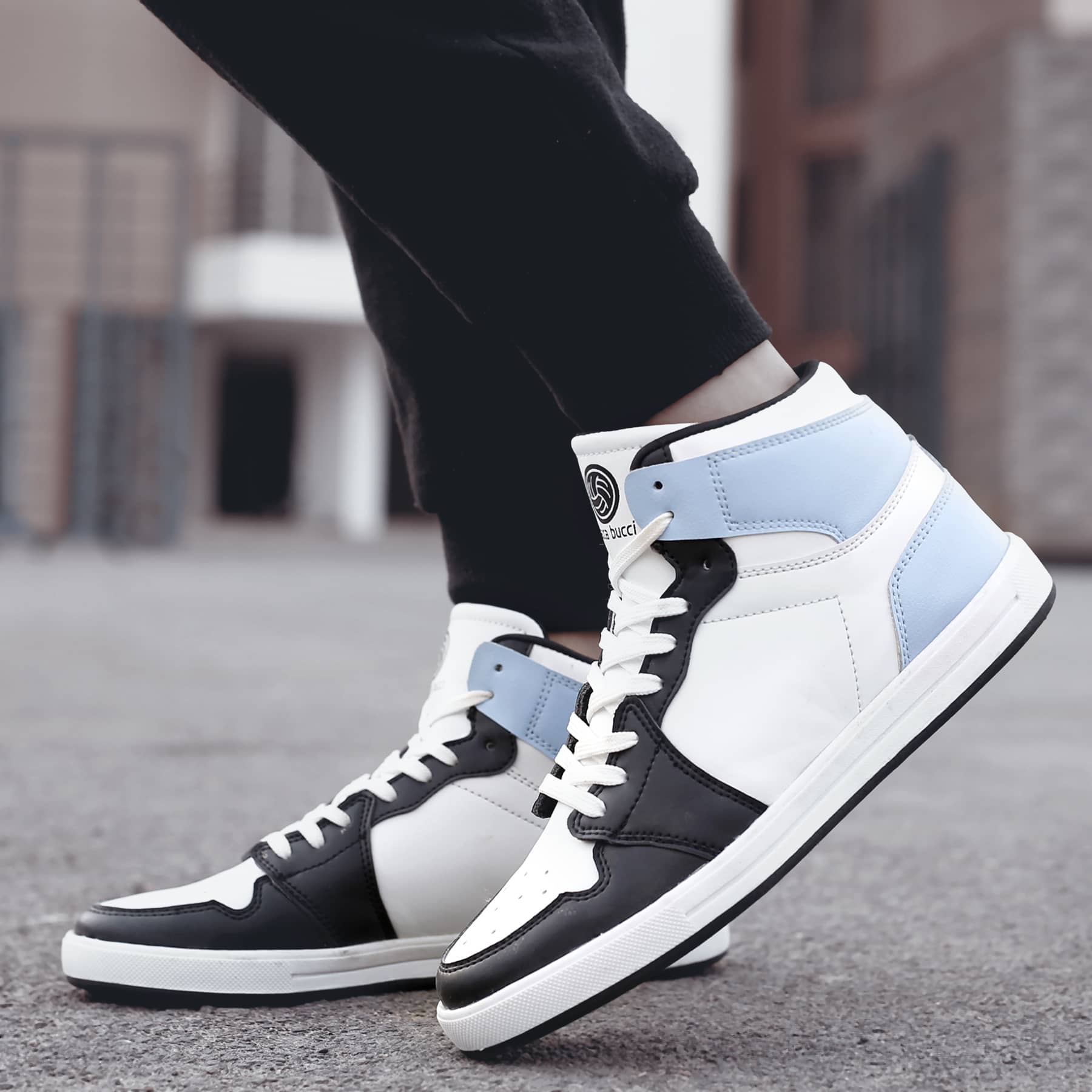 Bacca Bucci Boys or Girls Streetwear Flat Heel High-top Fashions Sneakers (Age : 8 Years to 12 Years) - Image 9
