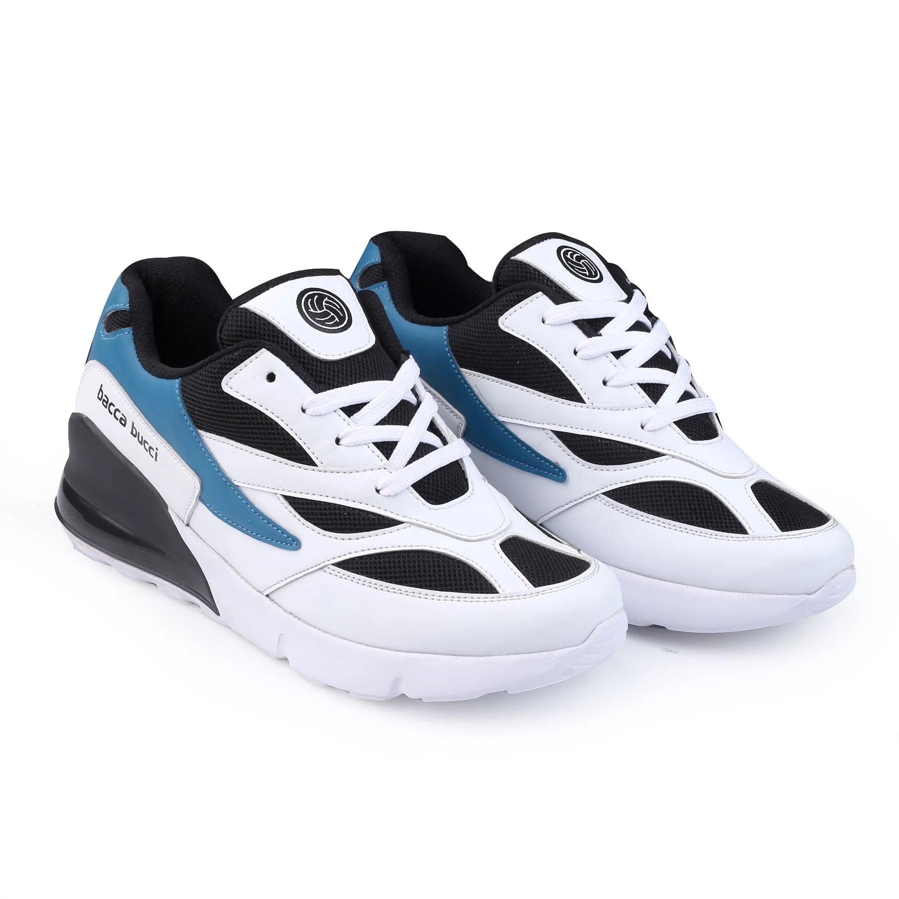 Bacca Bucci Boys or Girls Urban Retro Blocked Fashions Sneakers for Walking Running Partying & Fun (Age : 8 Years to 12 Years) - Image 4