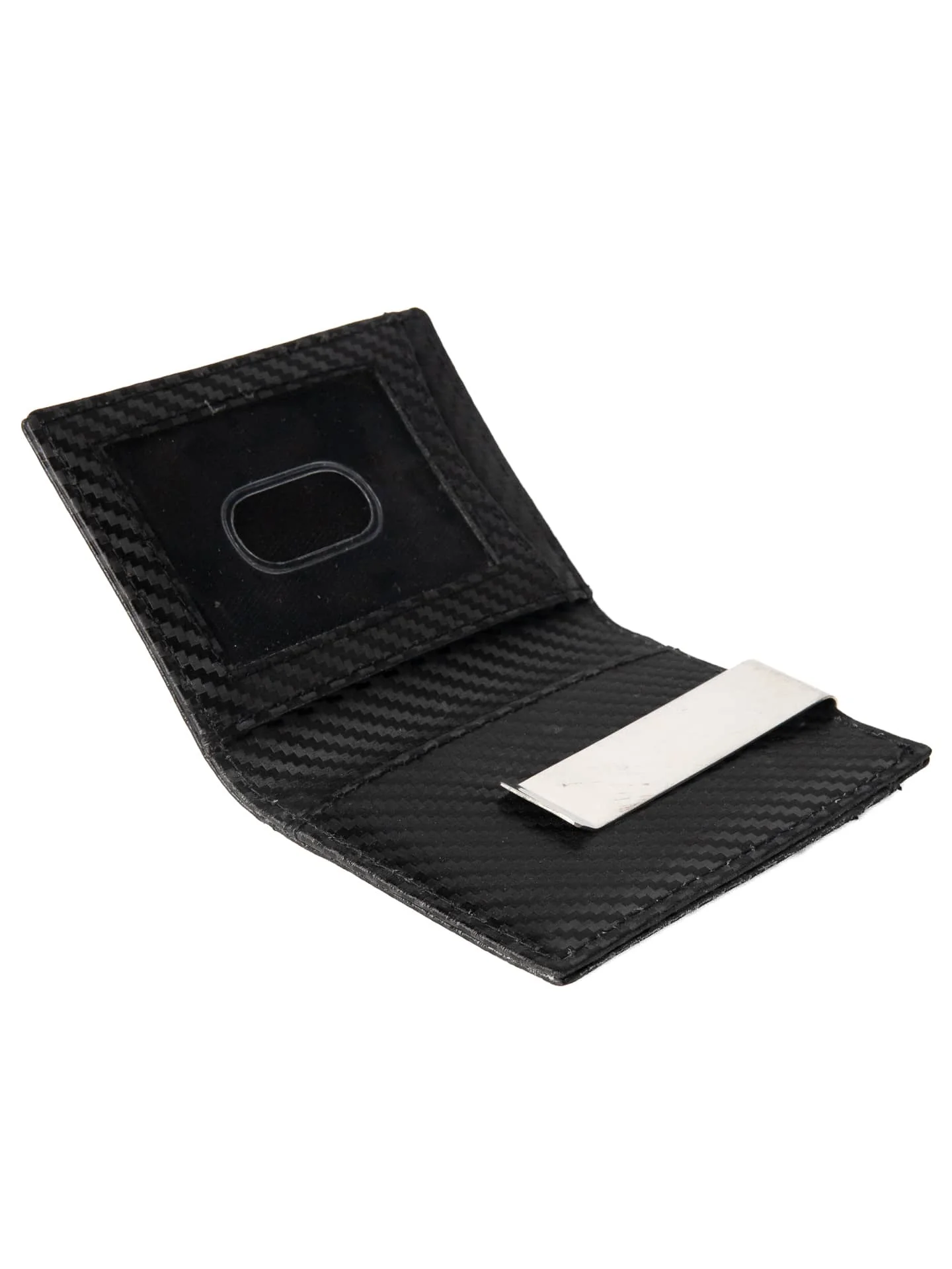 Bacca Bucci CarbonEdge Leather Wallet with Metal Money Clip - Image 5