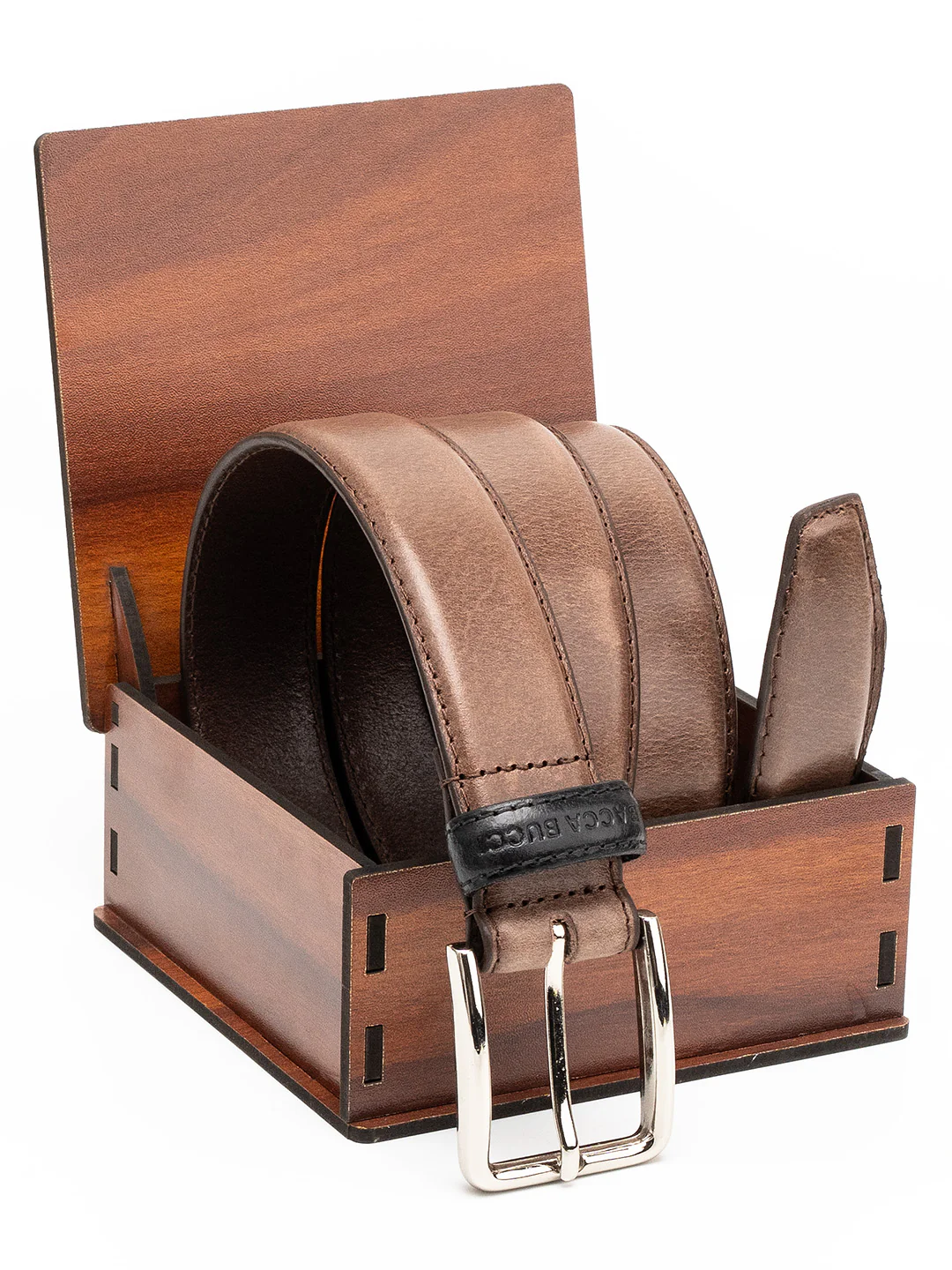 Bacca Bucci Classic Leather Belt with Metal Buckle - Image 15