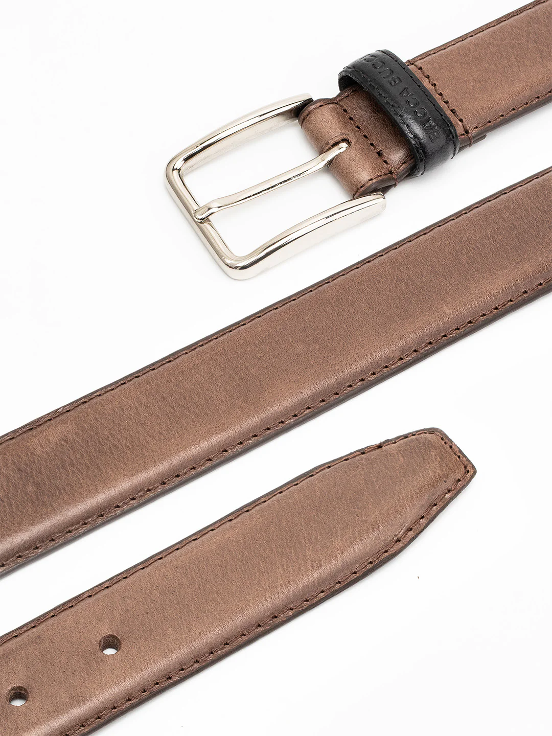 Bacca Bucci Classic Leather Belt with Metal Buckle - Image 16