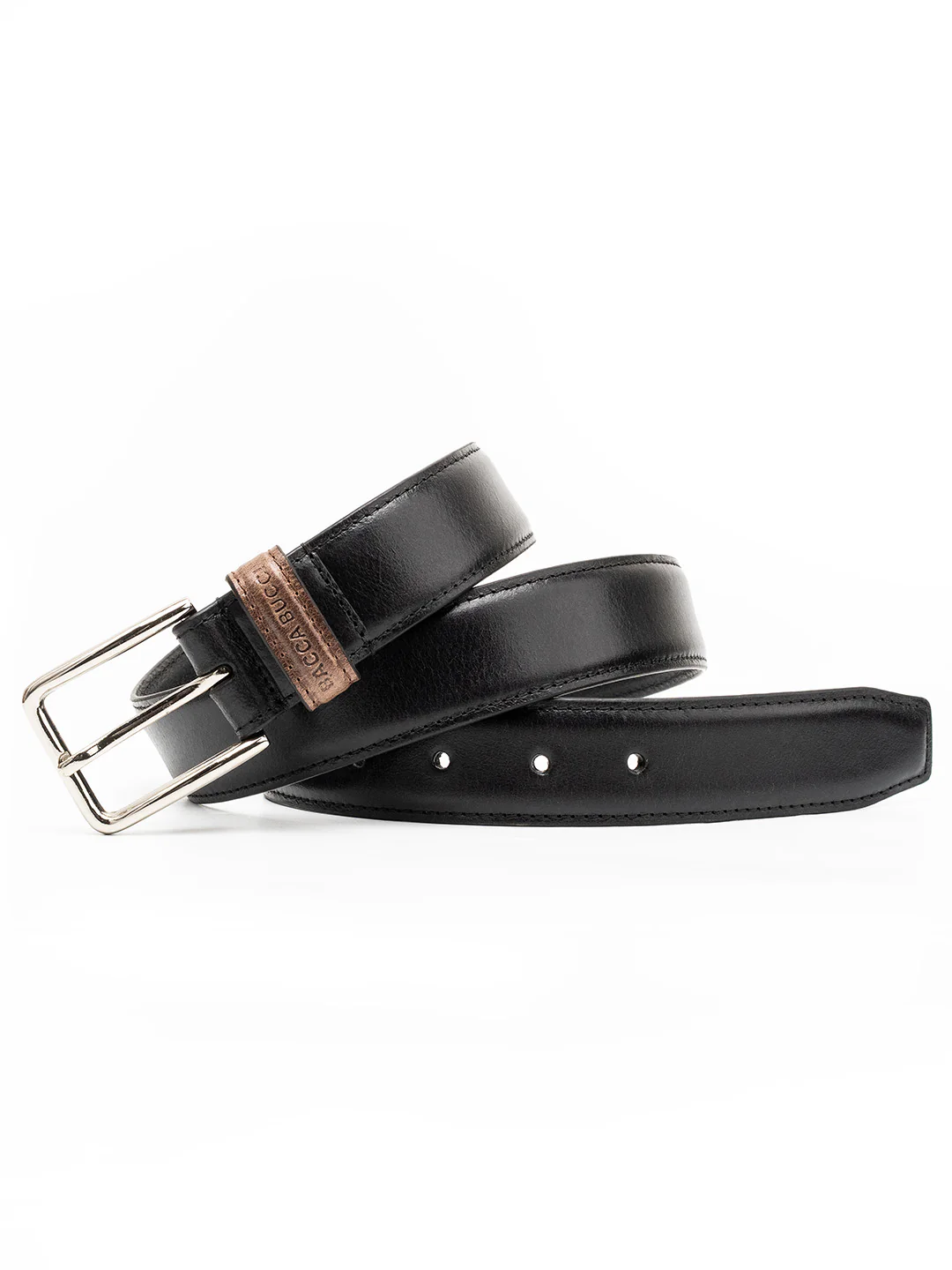 Bacca Bucci Classic Leather Belt with Metal Buckle - Image 16
