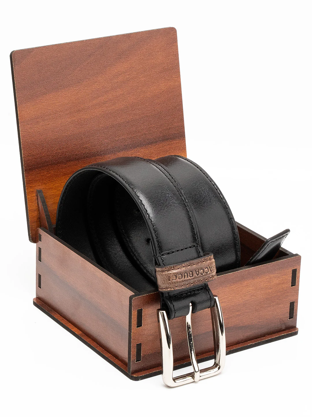 Bacca Bucci Classic Leather Belt with Metal Buckle - Image 10