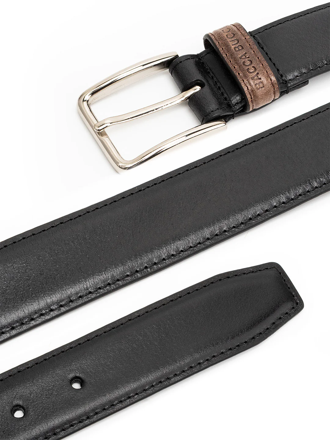 Bacca Bucci Classic Leather Belt with Metal Buckle - Image 9