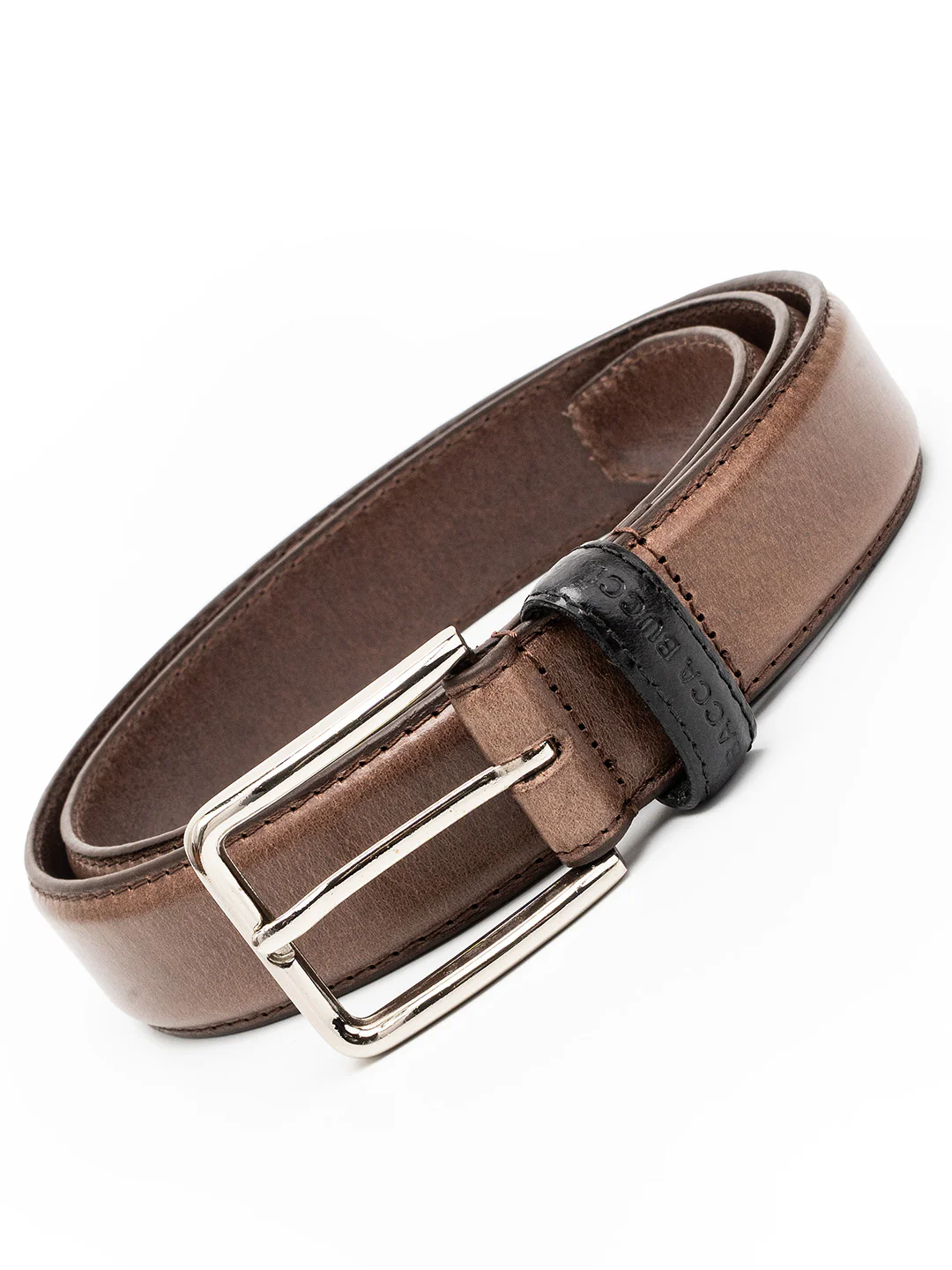 Bacca Bucci Classic Leather Belt with Metal Buckle - Image 13
