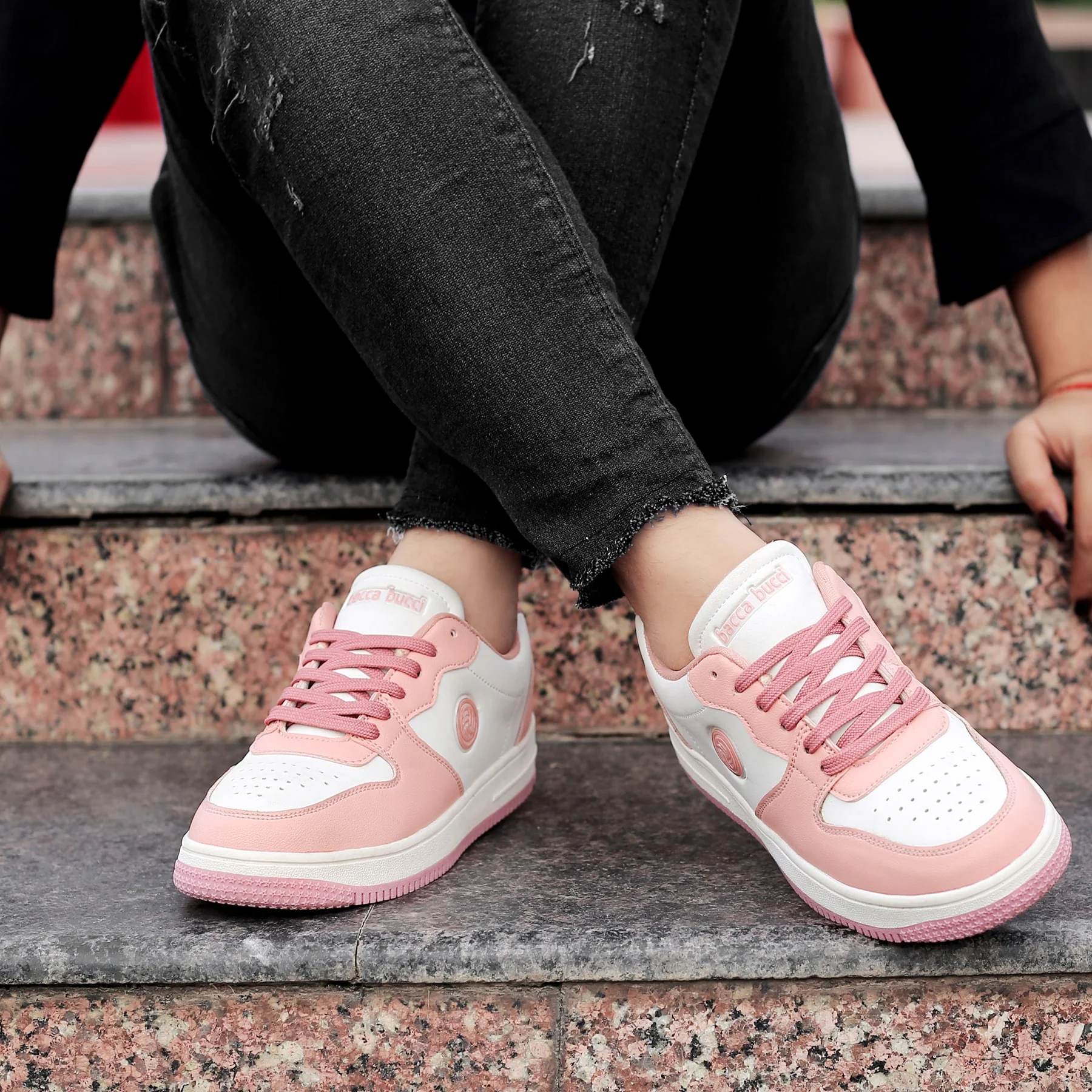 Bacca Bucci EMILY Low-top Flat Sole Sneakers For Women - Image 14