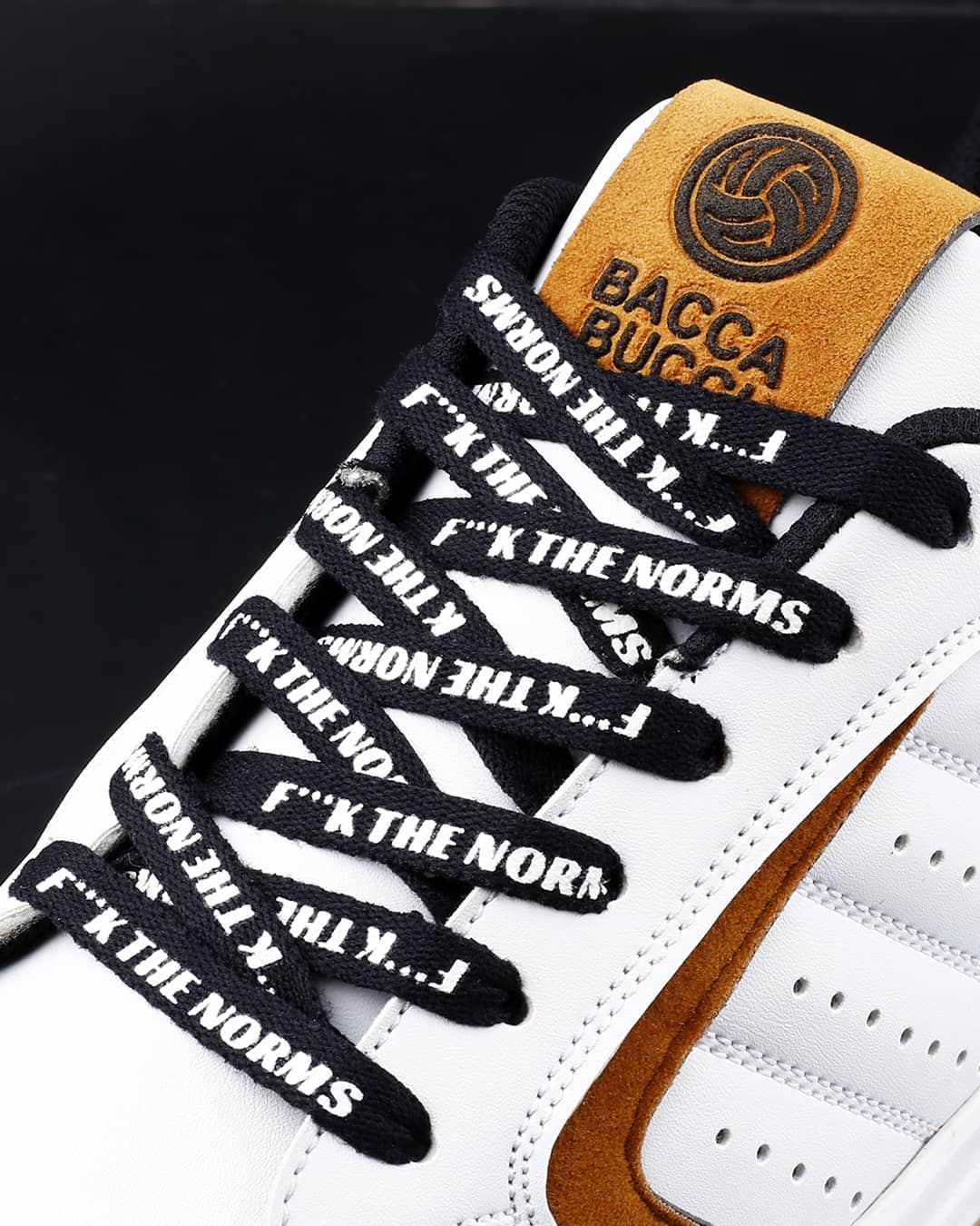 Bacca Bucci "F***K THE NORMS" Sneaker Laces - Image 4