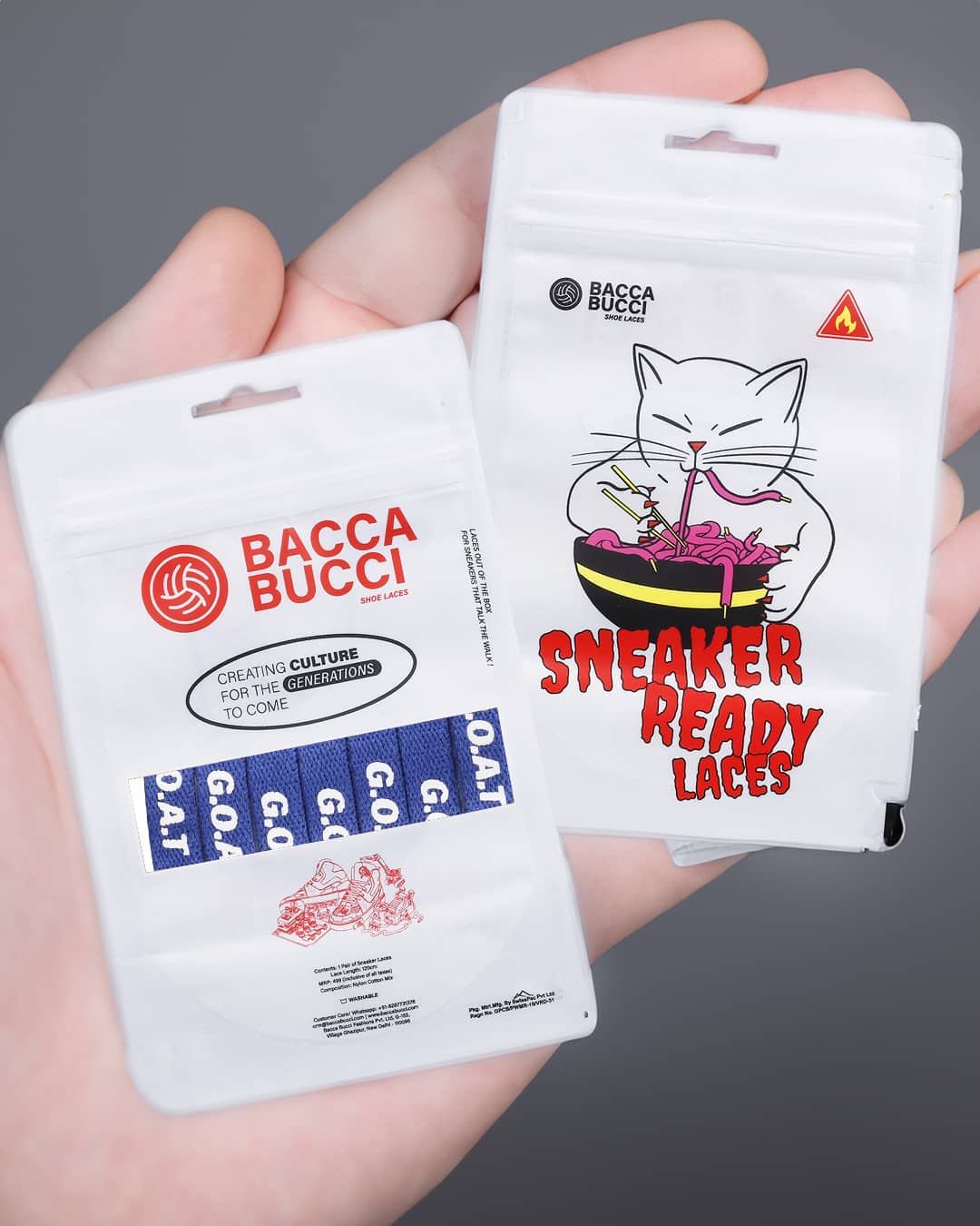 Bacca Bucci "G.O.A.T" Sneaker Laces - Image 8