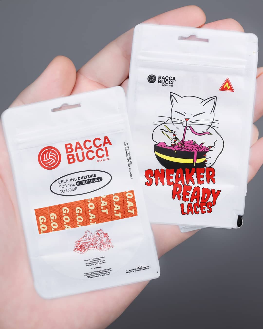 Bacca Bucci "G.O.A.T" Sneaker Laces - Image 15