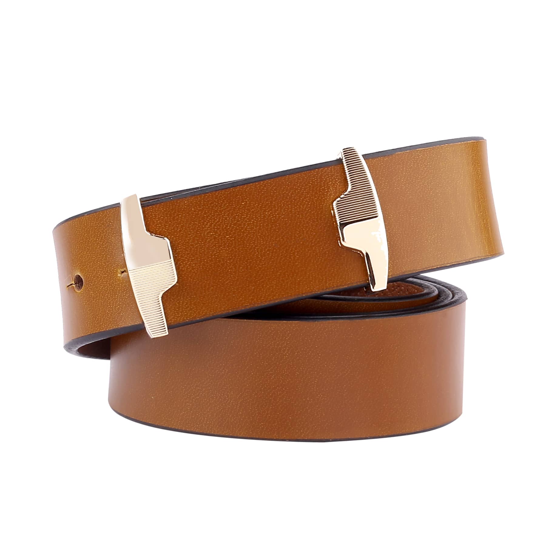 Bacca Bucci Genuine Leather Dress/Casual Men Belt with Pin Buckle - Image 2