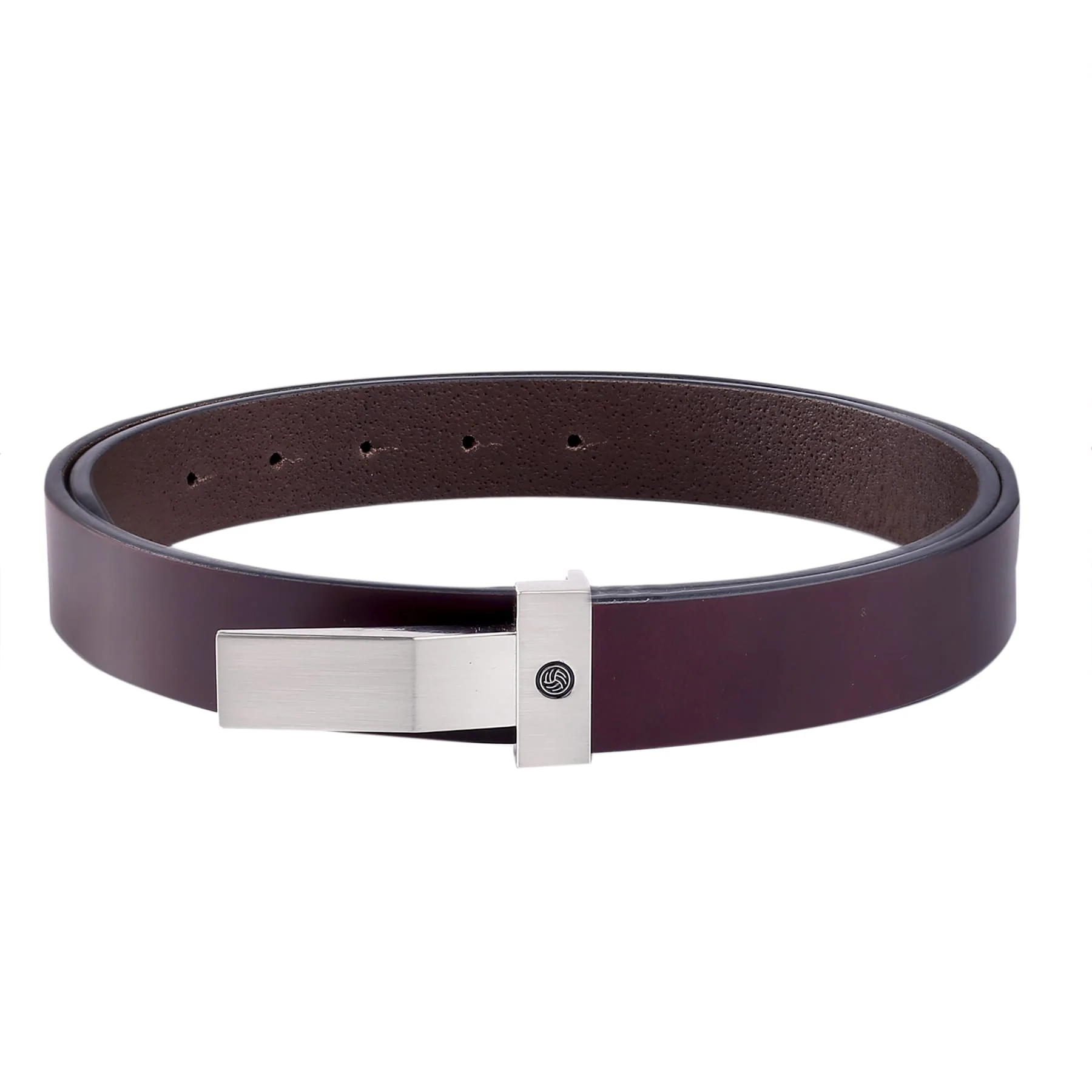 Bacca Bucci Genuine Leather Formal Dress Belts with a Stylish Finish & a Nickel-Free Buckle - Image 2