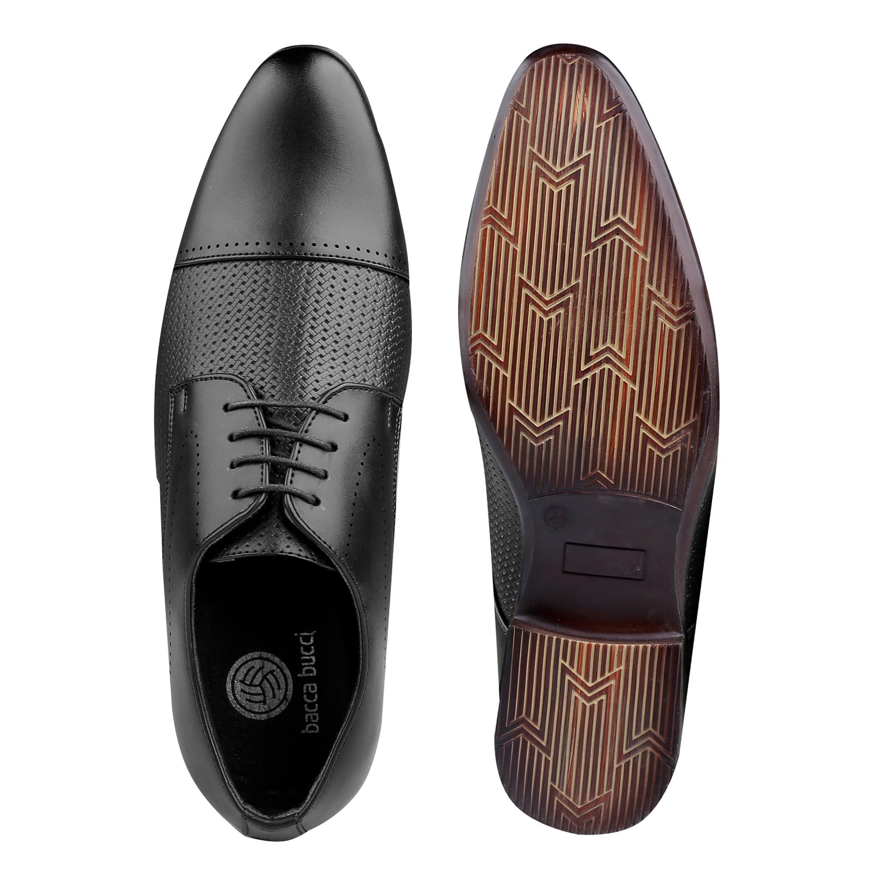 Bacca Bucci HOMER Formal Shoes with Superior Comfort | All Day Wear Office Or Party Lace-up Shoes - Image 11