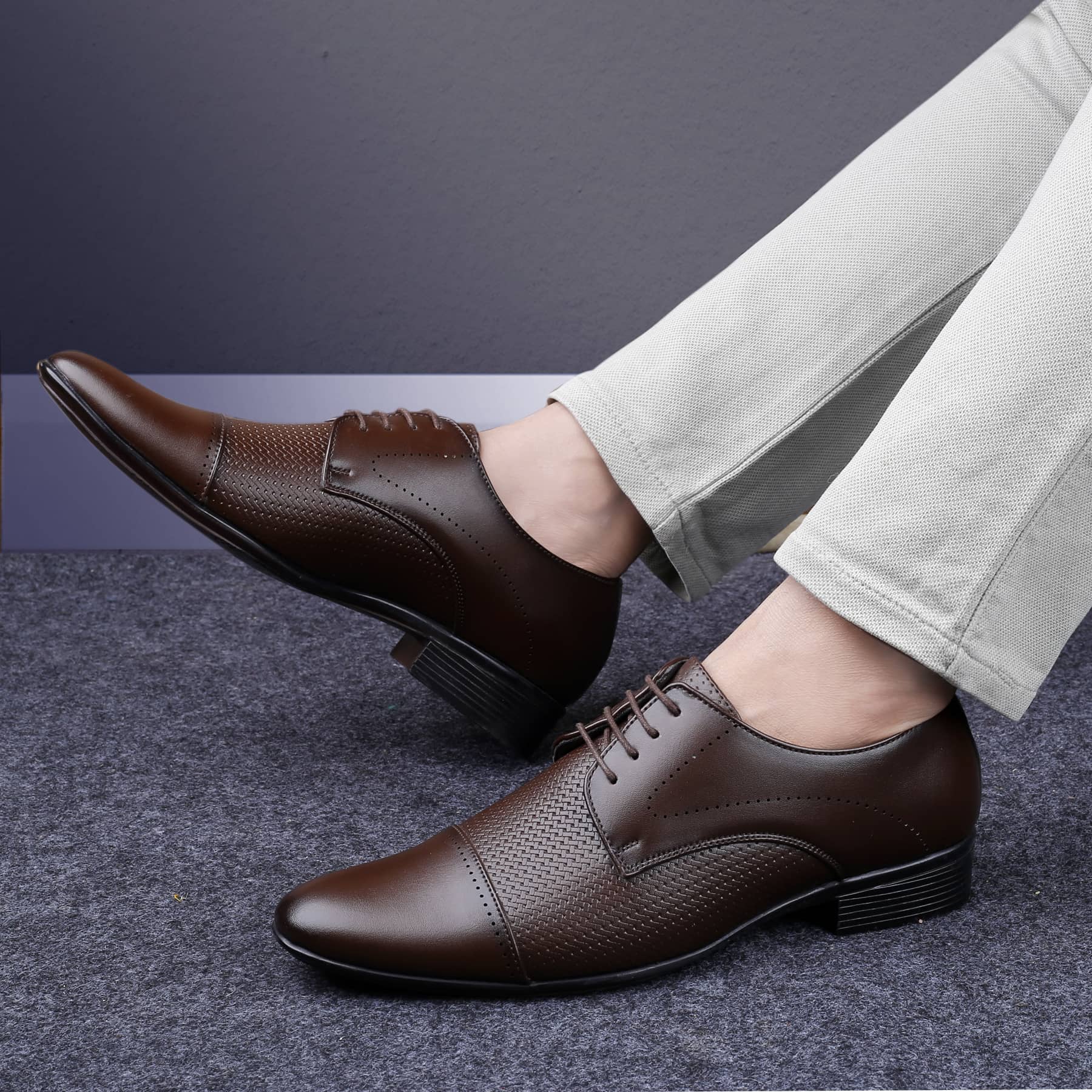 Bacca Bucci HOMER Formal Shoes with Superior Comfort | All Day Wear Office Or Party Lace-up Shoes - Image 2