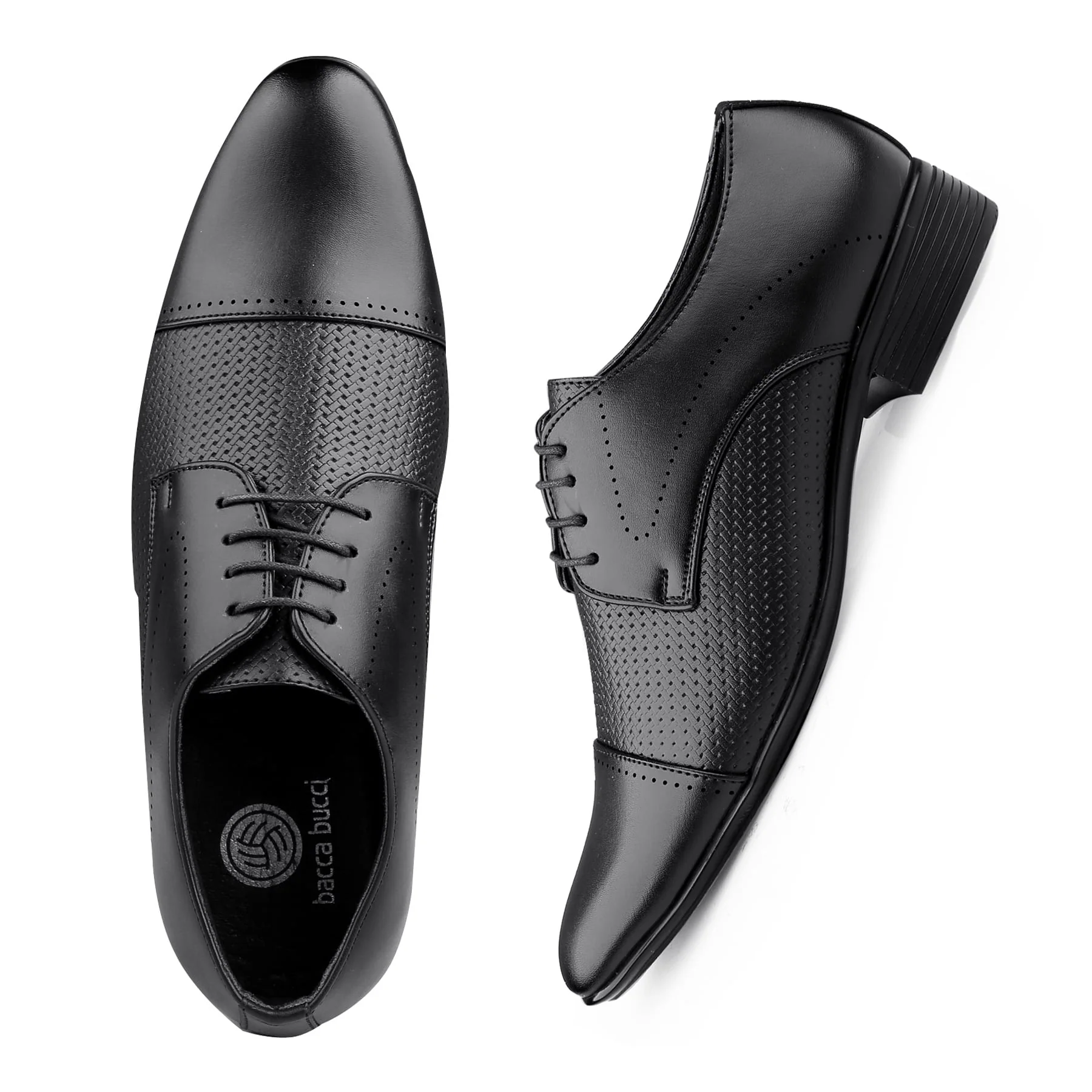 Bacca Bucci HOMER Formal Shoes with Superior Comfort | All Day Wear Office Or Party Lace-up Shoes - Image 4