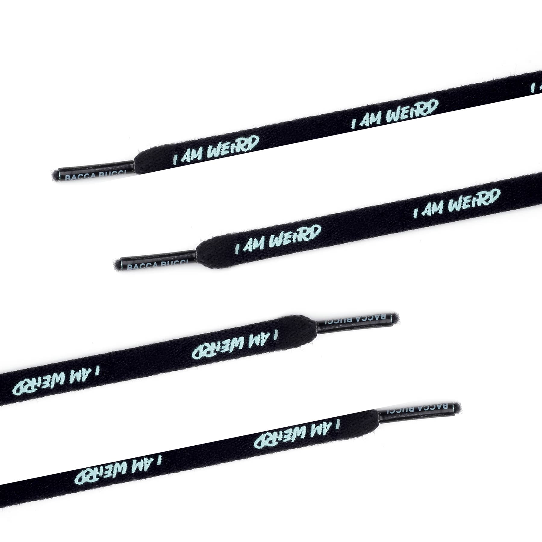 Bacca Bucci "I AM WEIRD" Sneaker Laces - Image 5