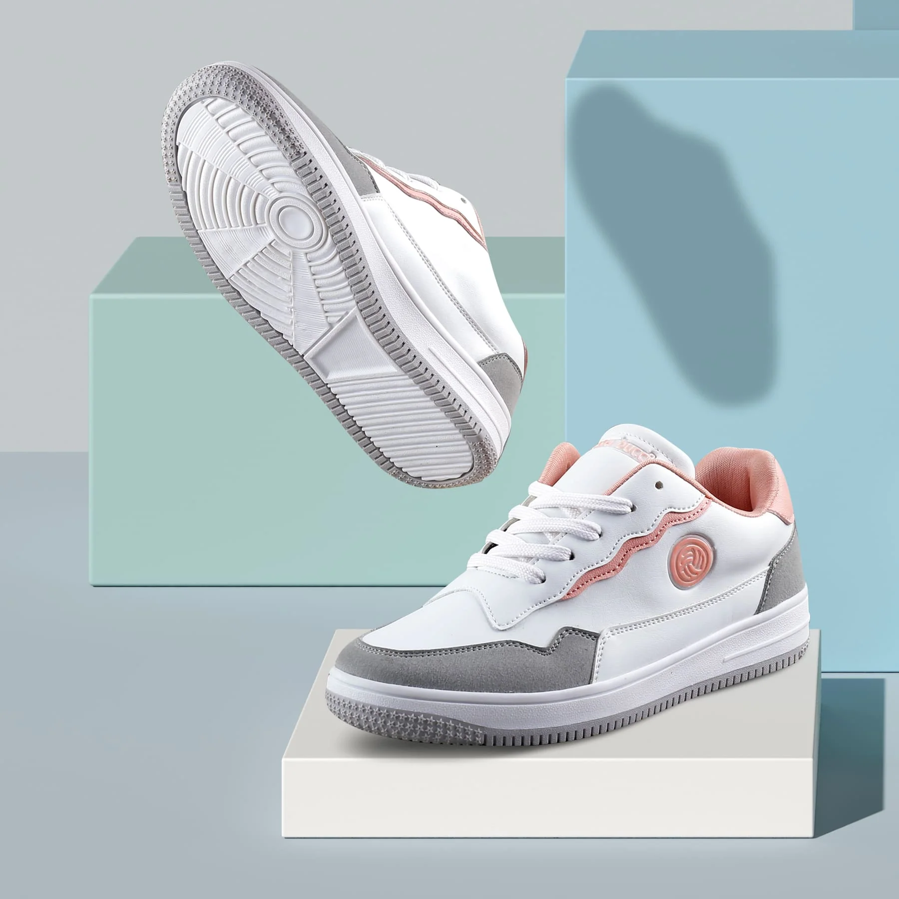 Bacca Bucci INFINITY Low Top Flat Sole Fashion Women's Sneakers - Image 13