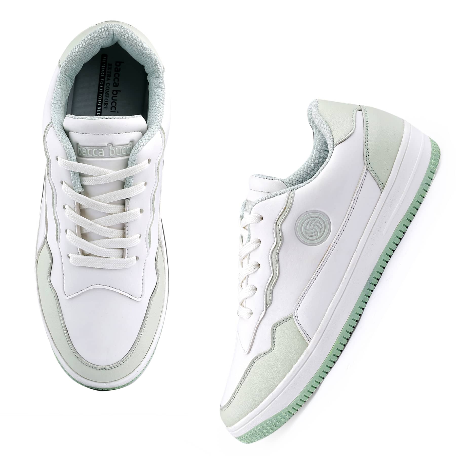 Bacca Bucci INFINITY Low Top Flat Sole Fashion Women's Sneakers - Image 20