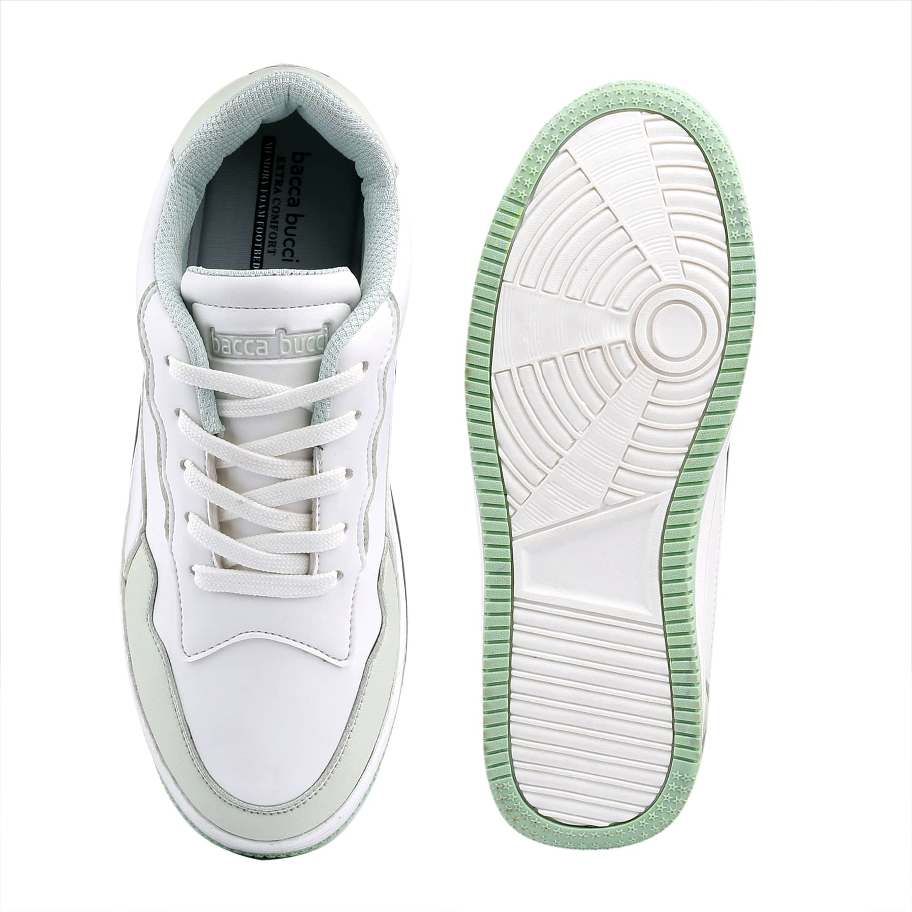 Bacca Bucci INFINITY Low Top Flat Sole Fashion Women's Sneakers - Image 21