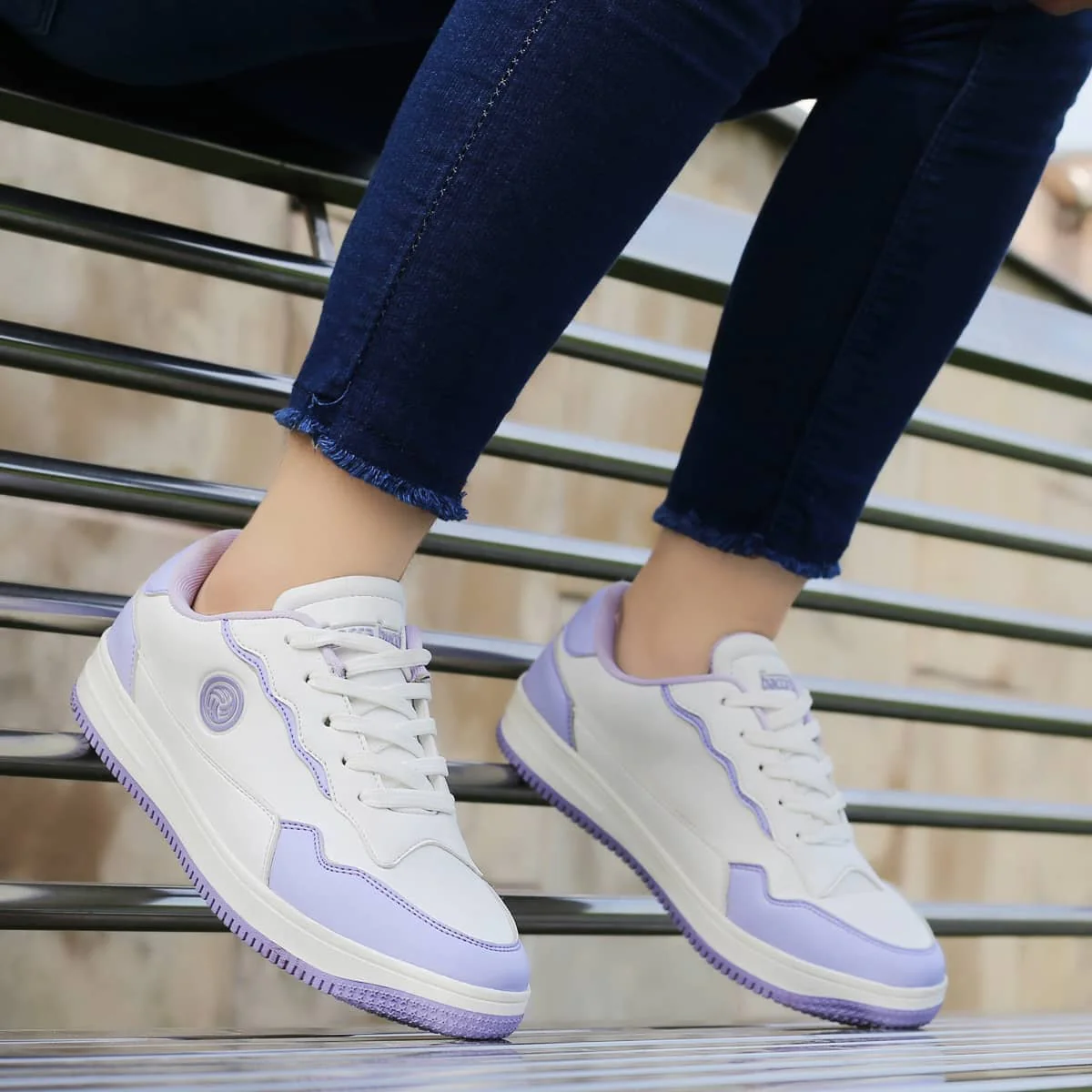 Bacca Bucci INFINITY Low Top Flat Sole Fashion Women's Sneakers - Image 3