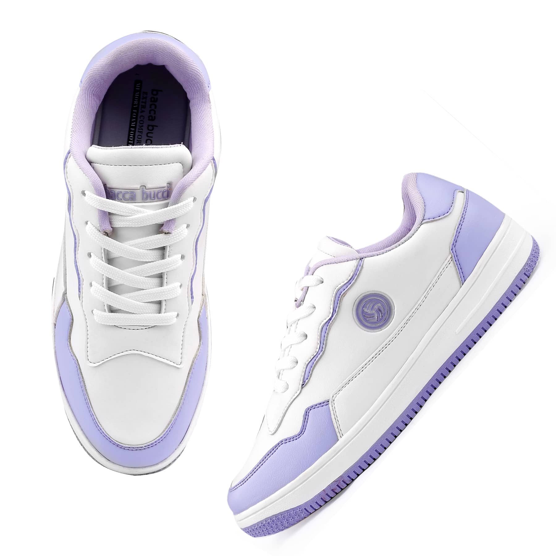 Bacca Bucci INFINITY Low Top Flat Sole Fashion Women's Sneakers - Image 12