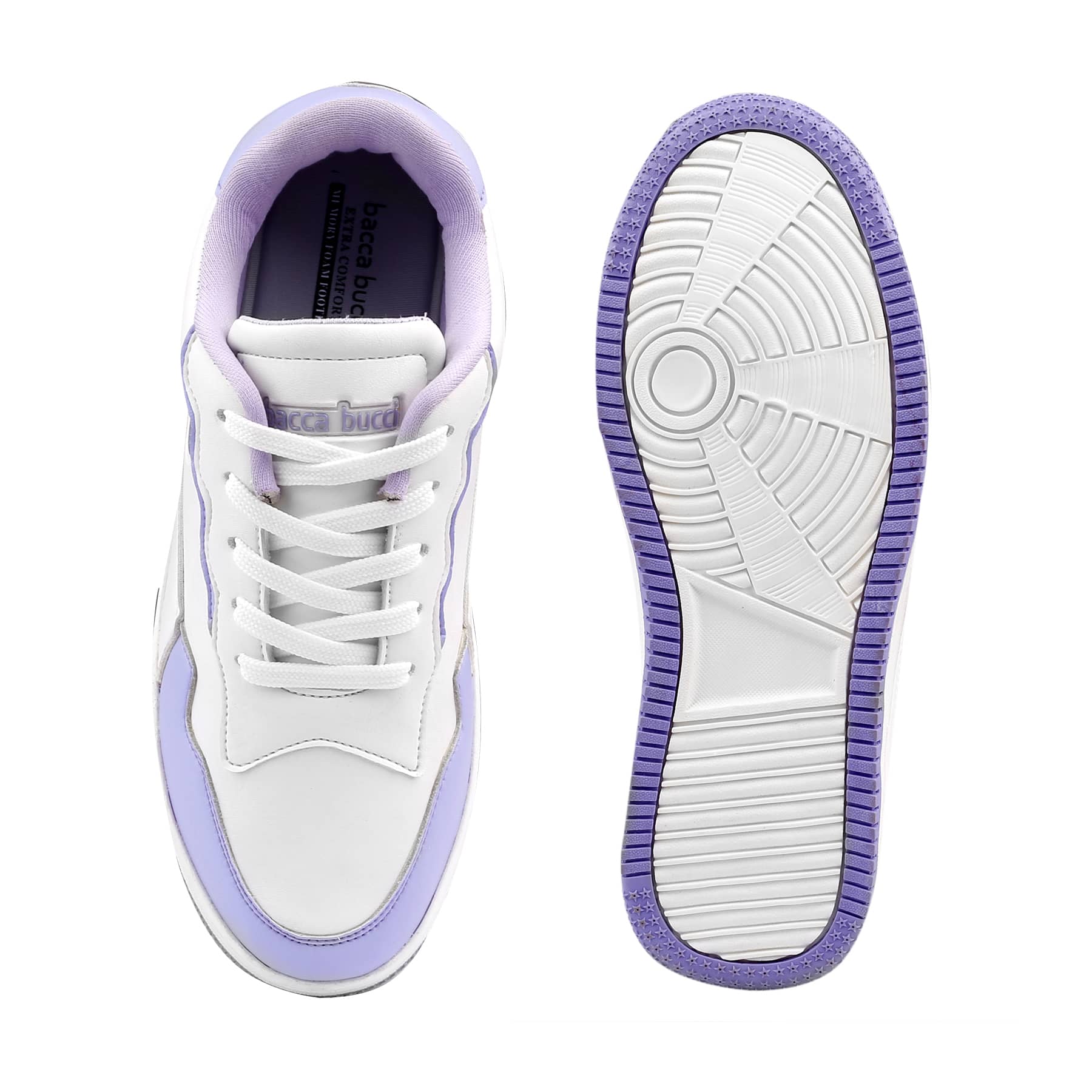 Bacca Bucci INFINITY Low Top Flat Sole Fashion Women's Sneakers - Image 14