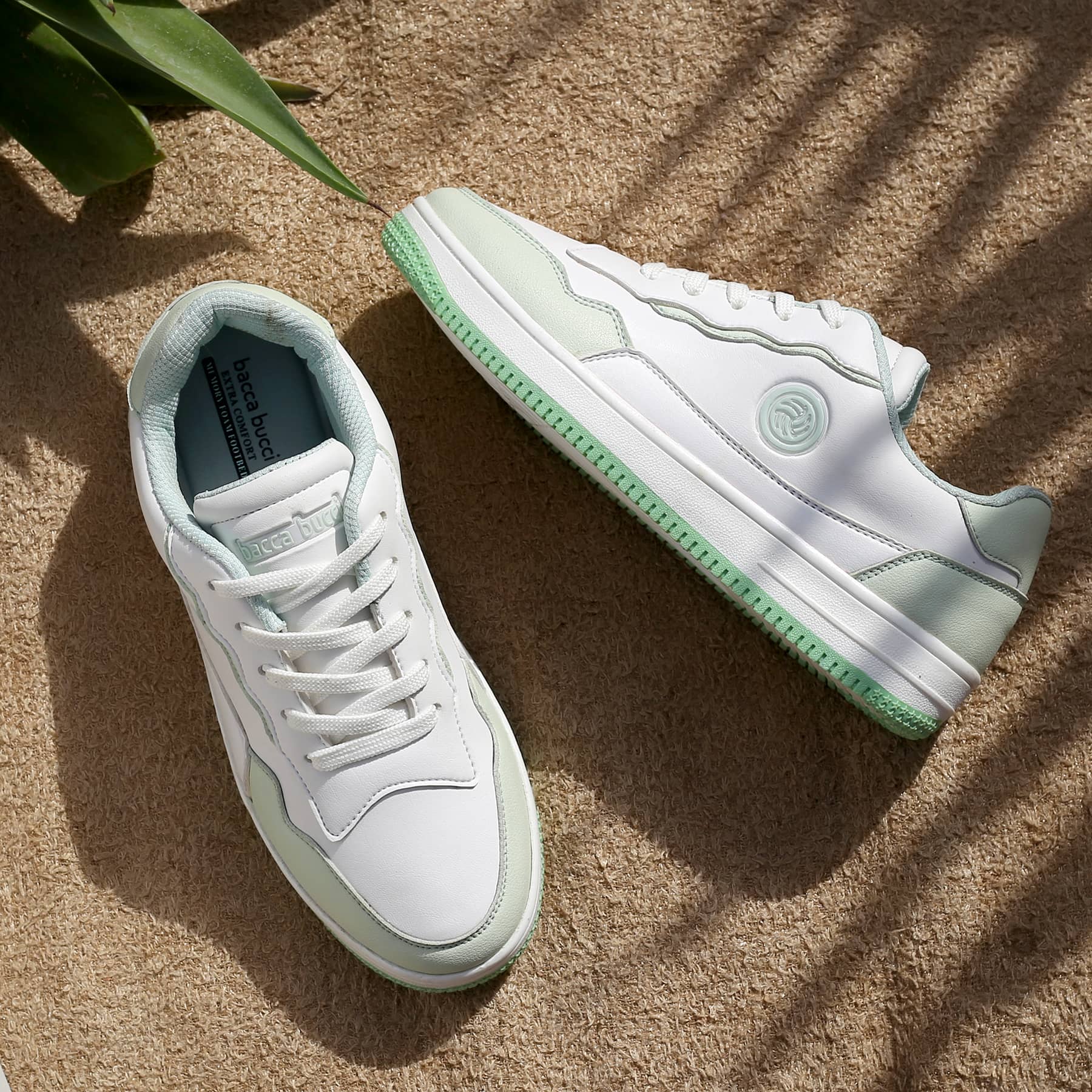 Bacca Bucci INFINITY Low Top Flat Sole Fashion Women's Sneakers - Image 2