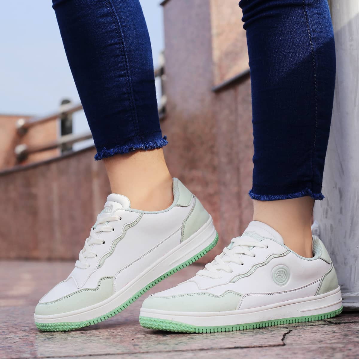 Bacca Bucci INFINITY Low Top Flat Sole Fashion Women's Sneakers - Image 4