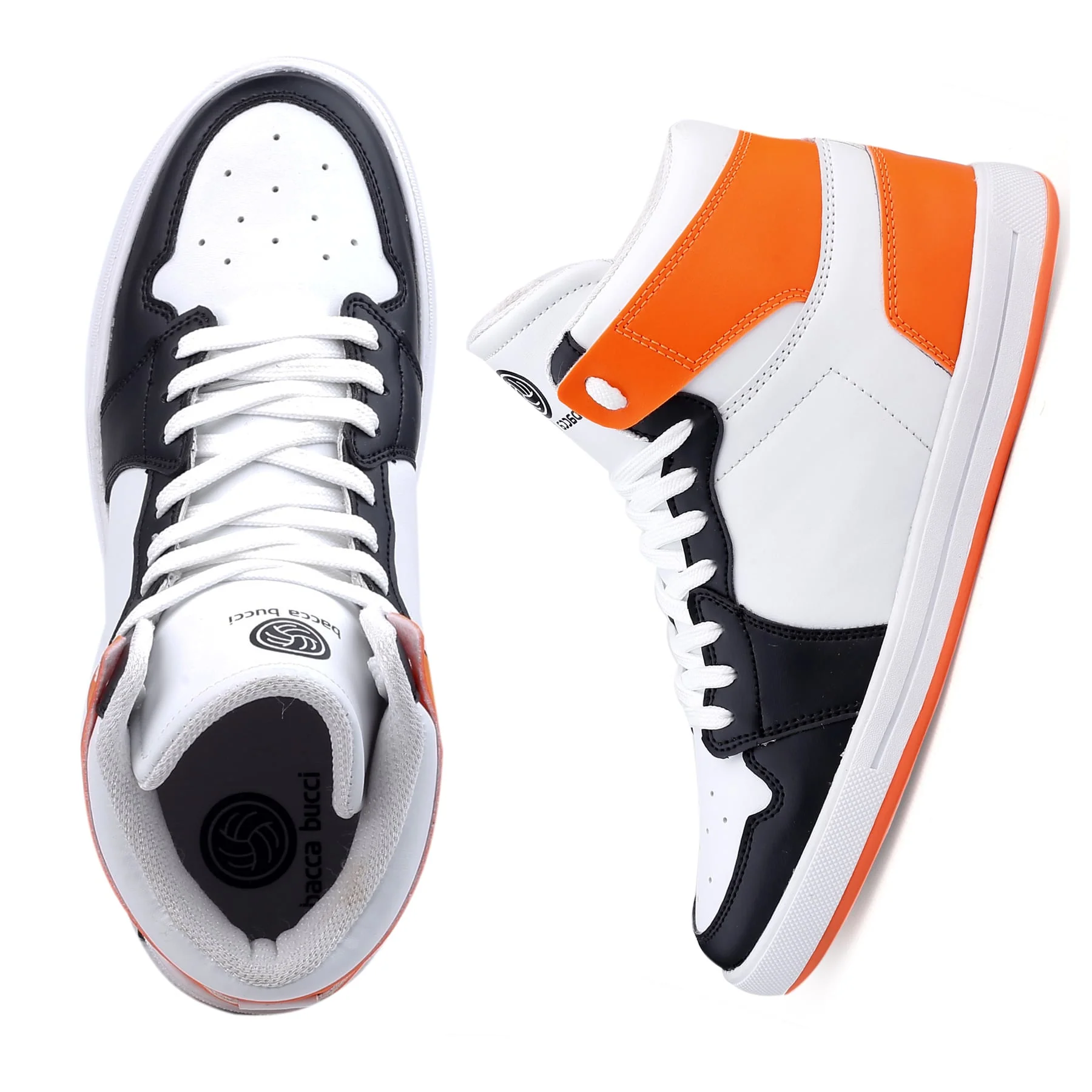 Bacca Bucci Boys or Girls Streetwear Flat Heel High-top Fashions Sneakers (Age : 8 Years to 12 Years) - Image 13