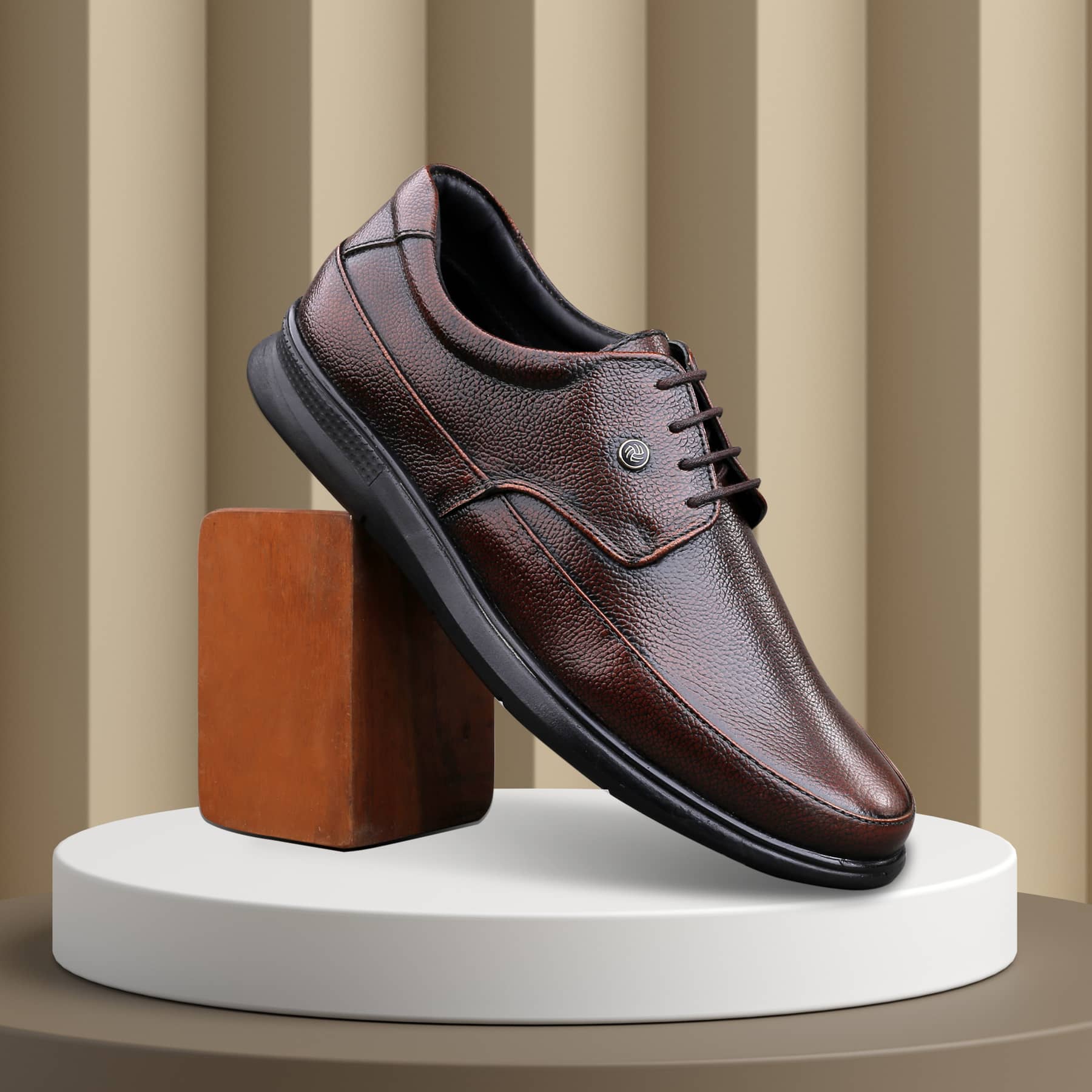 Bacca Bucci Leather Office Lace-ups Formal Shoes | UK- 06 to 14 - Image 2