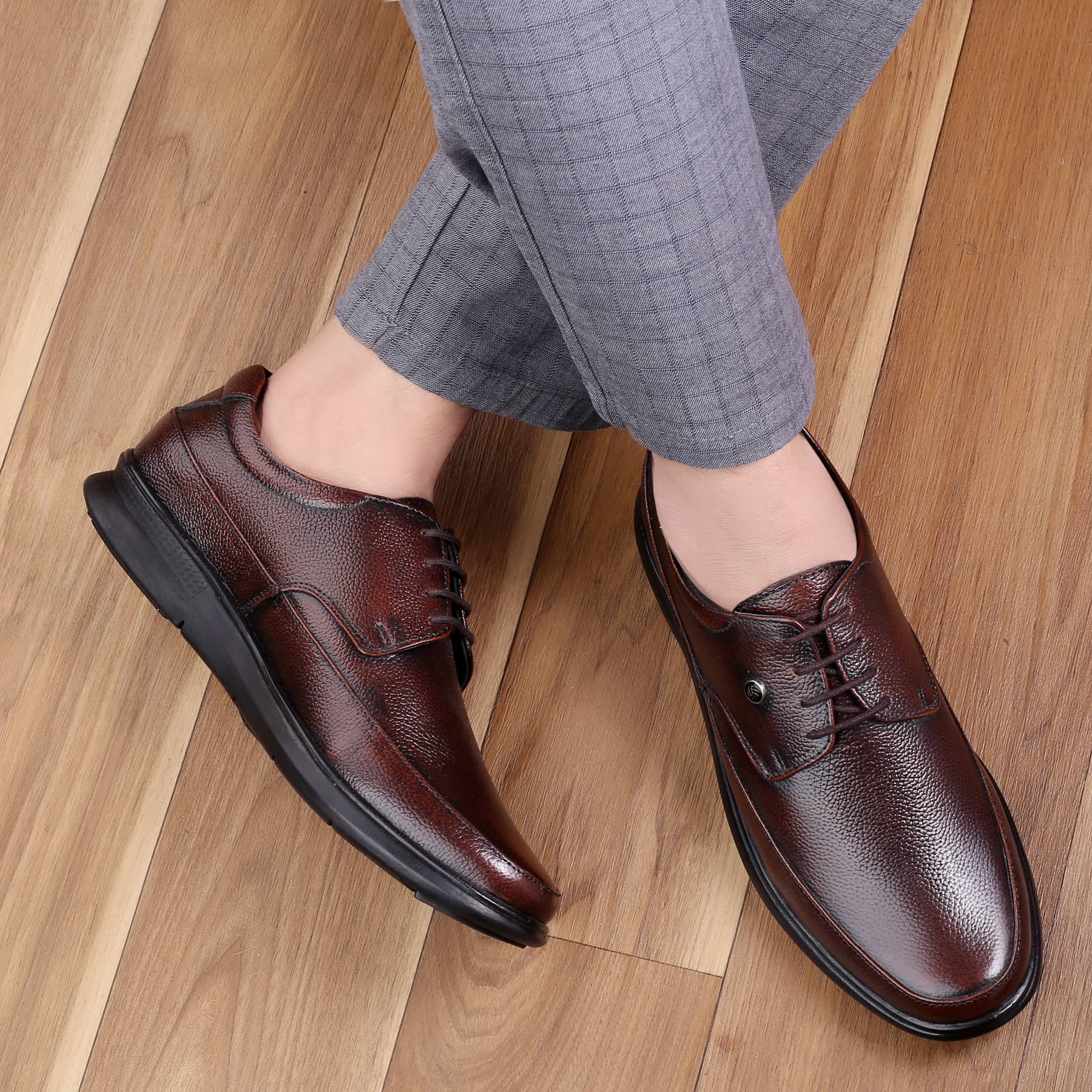Bacca Bucci Leather Office Lace-ups Formal Shoes | UK- 06 to 14 - Image 3