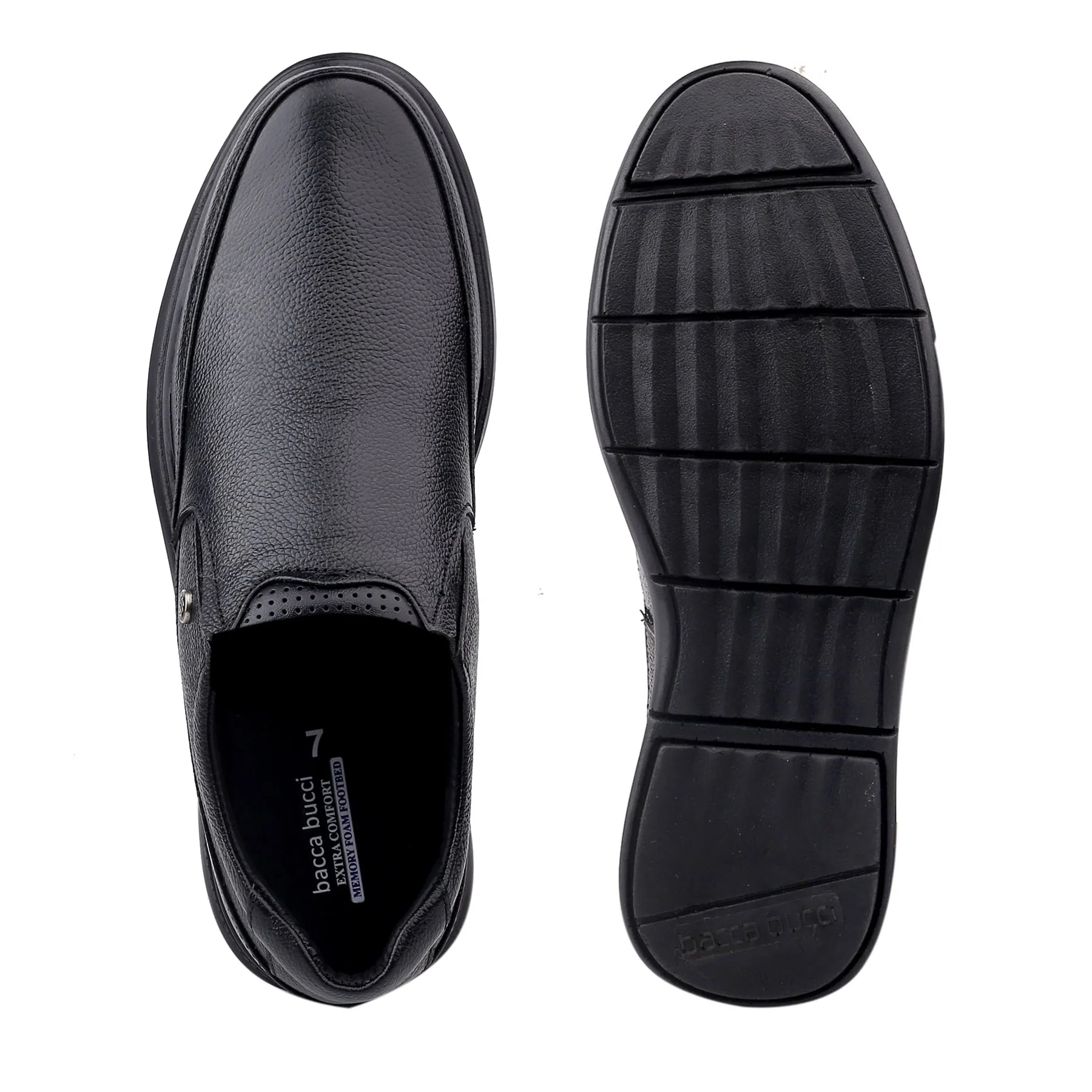 Bacca Bucci Leather Office Slip-ons Formal Shoes | UK- 06 to 14 - Image 14