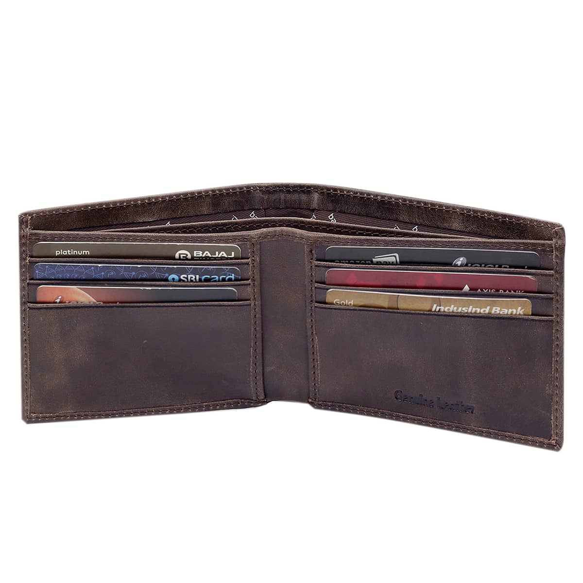 Bacca Bucci Leather Series Textured Bifold Wallet for Men - Image 6