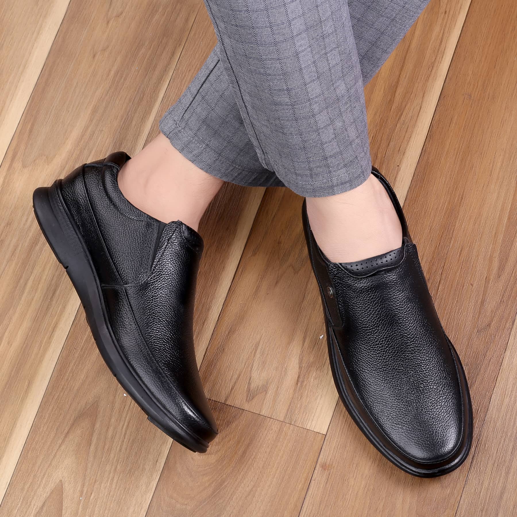 Bacca Bucci Leather Office Slip-ons Formal Shoes | UK- 06 to 14 - Image 3