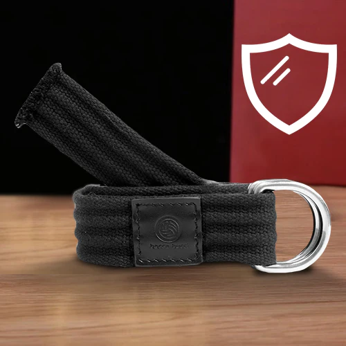 Bacca Bucci Men Canvas Military Belts for Men Double D-Ring Buckle - Image 5