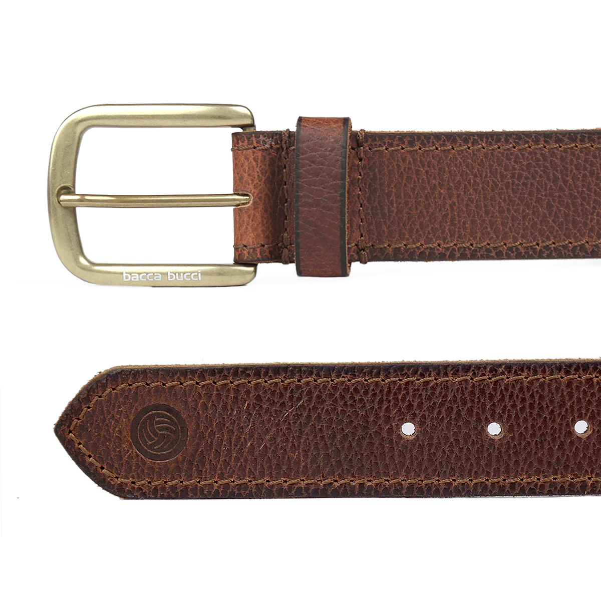 Bacca Bucci Men's Genuine Leather Jeans Belt - Image 11