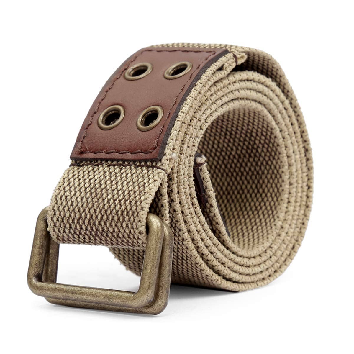 Bacca Bucci Men's Military Style Army Tactical Cotton/canvas Webbing Adjustable Metal Buckle Belt for Men - Image 2