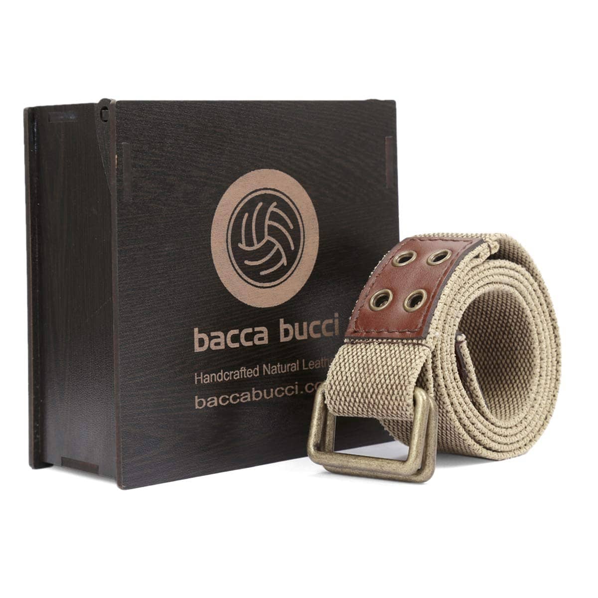 Bacca Bucci Men's Military Style Army Tactical Cotton/canvas Webbing Adjustable Metal Buckle Belt for Men - Image 7