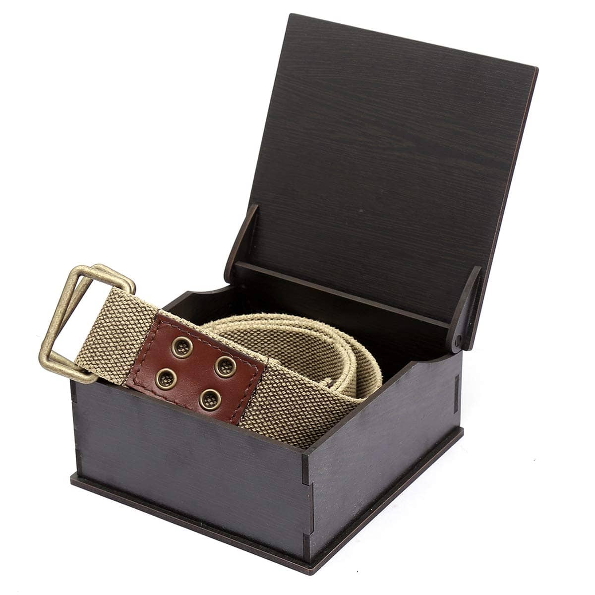 Bacca Bucci Men's Military Style Army Tactical Cotton/canvas Webbing Adjustable Metal Buckle Belt for Men - Image 8