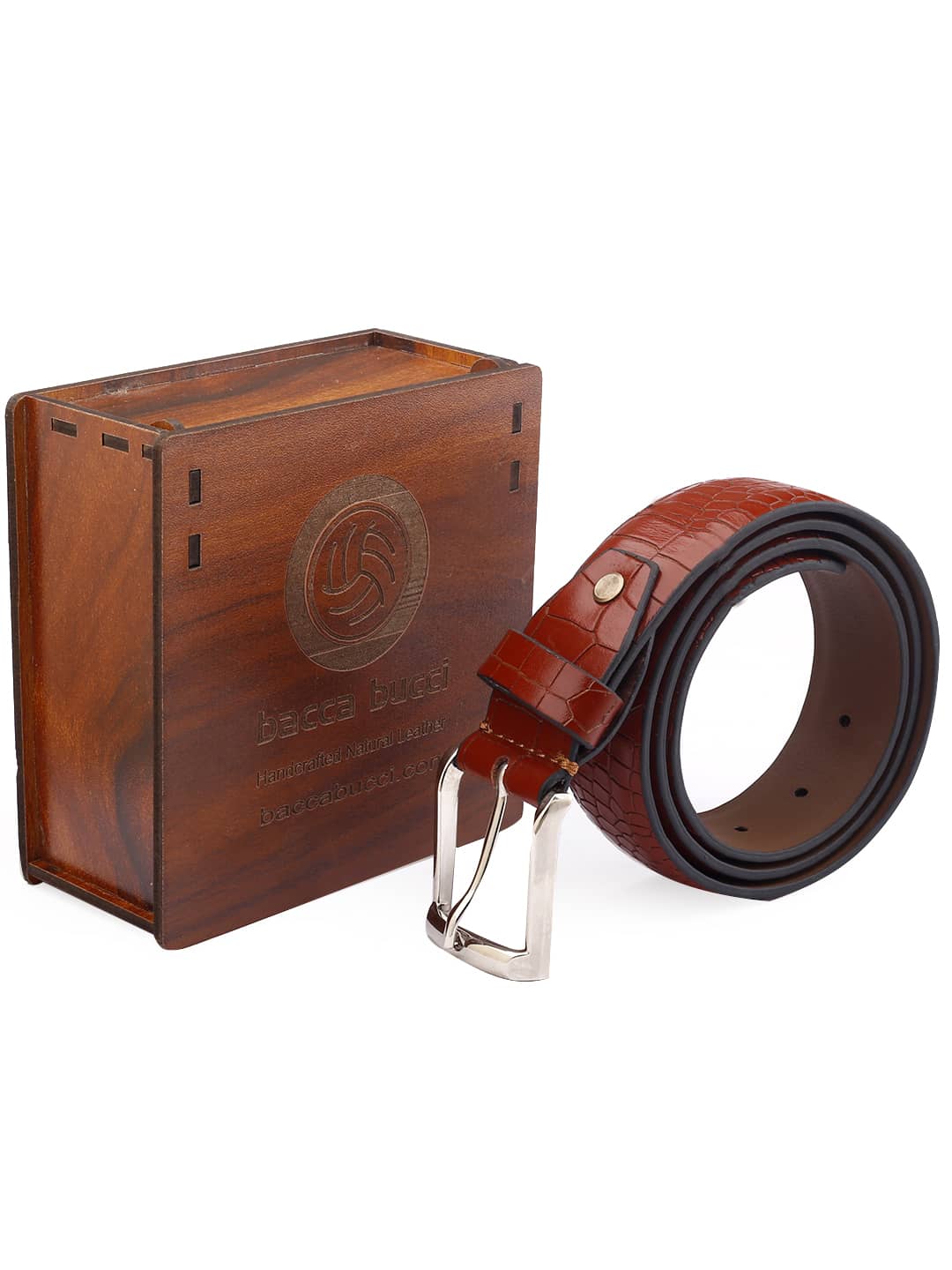 Bacca Bucci Men's Premium Leather Belt - Image 6
