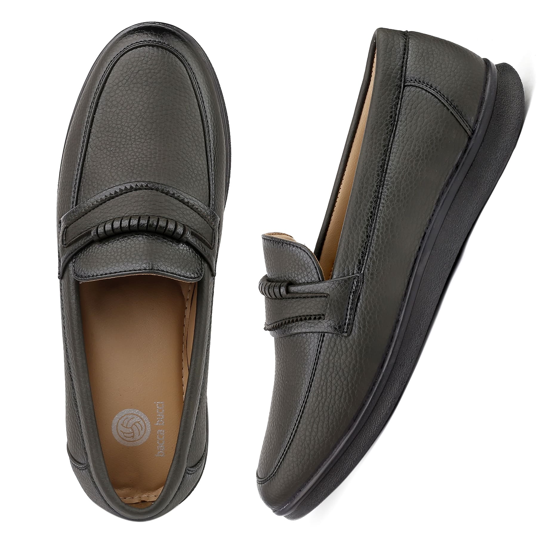 Bacca Bucci MUNICH Dress Loafer Moccasins Driving Shoes for Men - Image 5