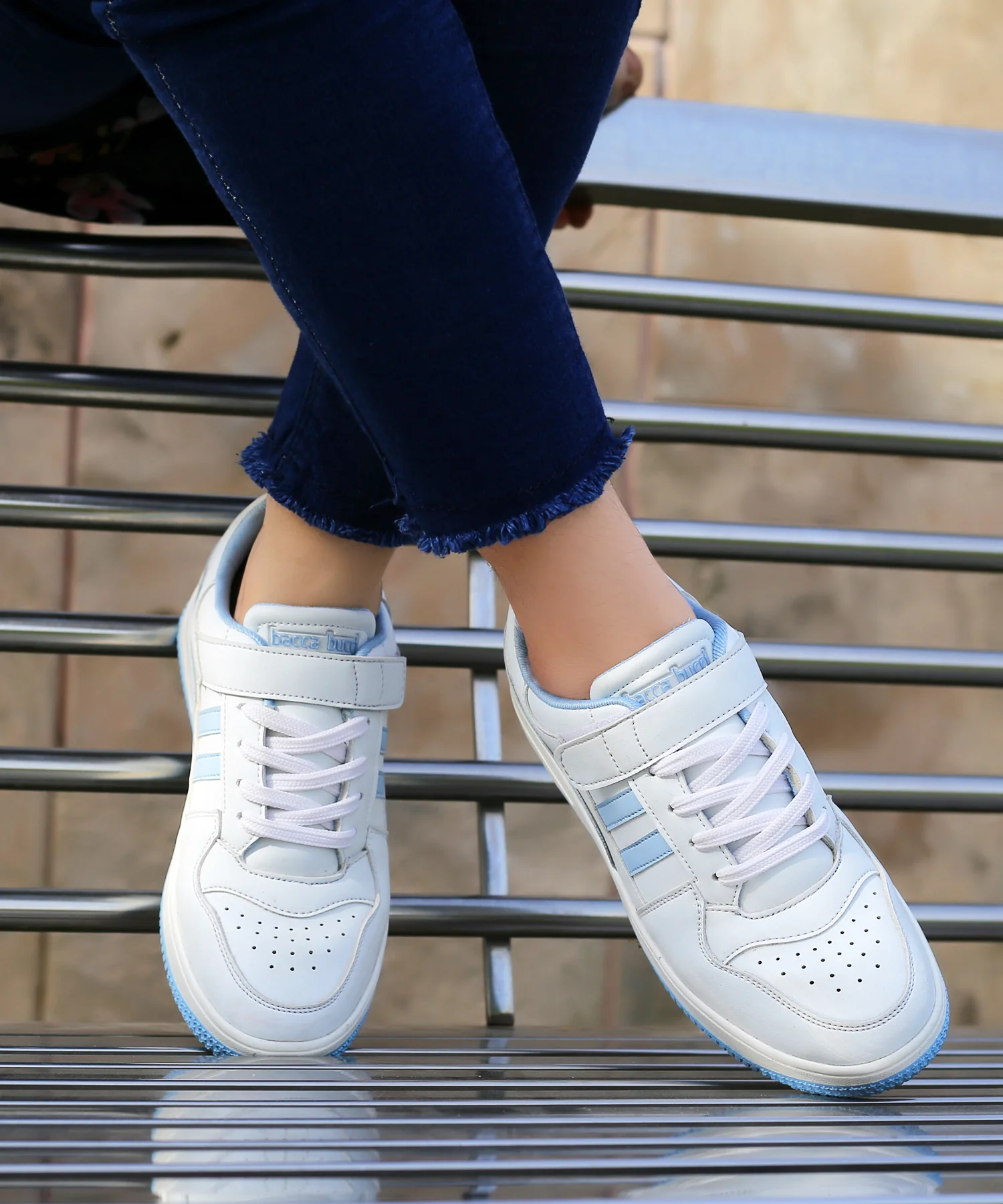 Bacca Bucci PHOENIX Low-Top Fashion Women's Sneakers with Hook & Loop Closure - Image 10