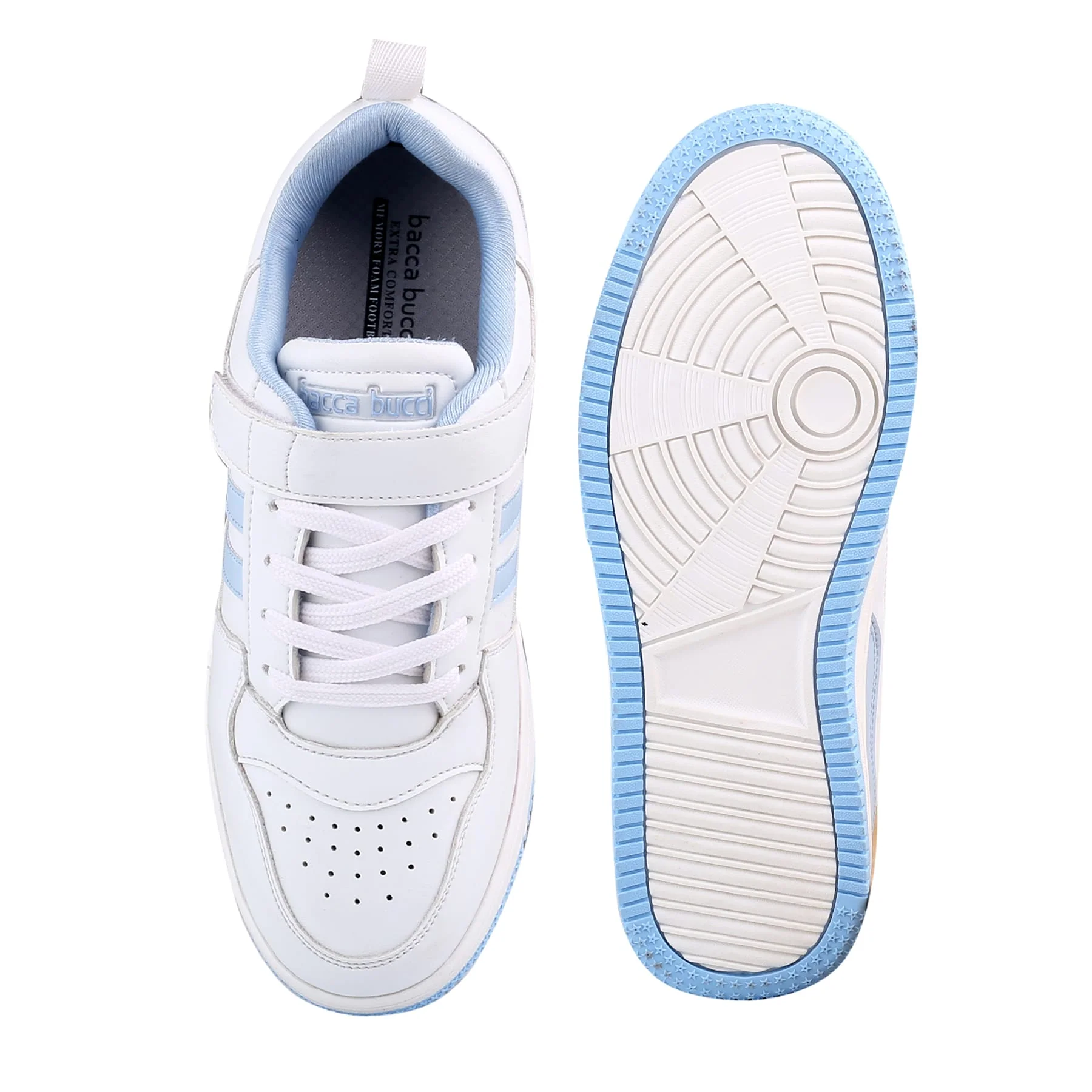 Bacca Bucci PHOENIX Low-Top Fashion Women's Sneakers with Hook & Loop Closure - Image 14