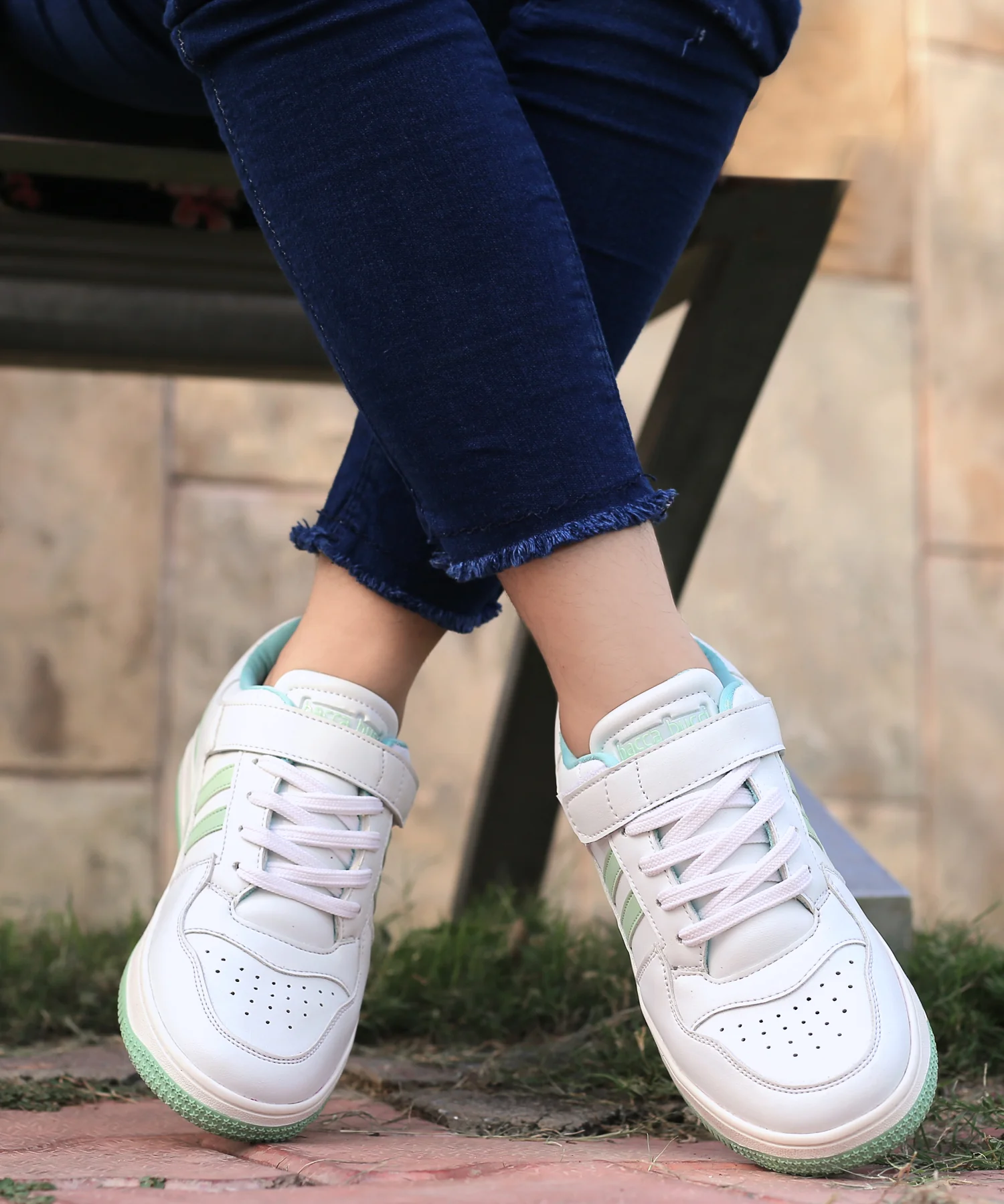 Bacca Bucci PHOENIX Low-Top Fashion Women's Sneakers with Hook & Loop Closure - Image 16