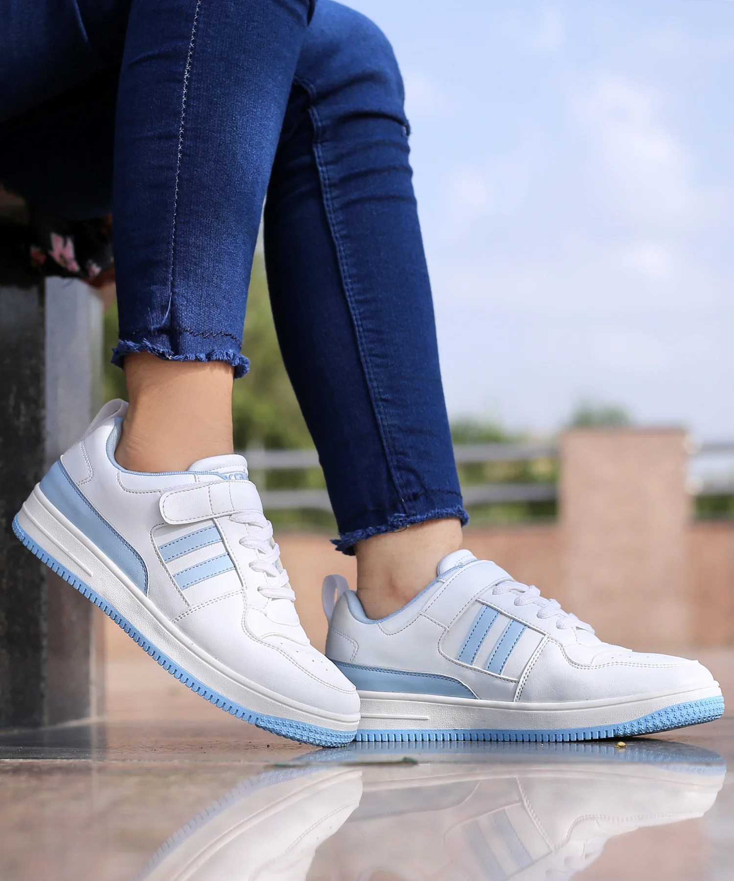 Bacca Bucci PHOENIX Low-Top Fashion Women's Sneakers with Hook & Loop Closure - Image 9