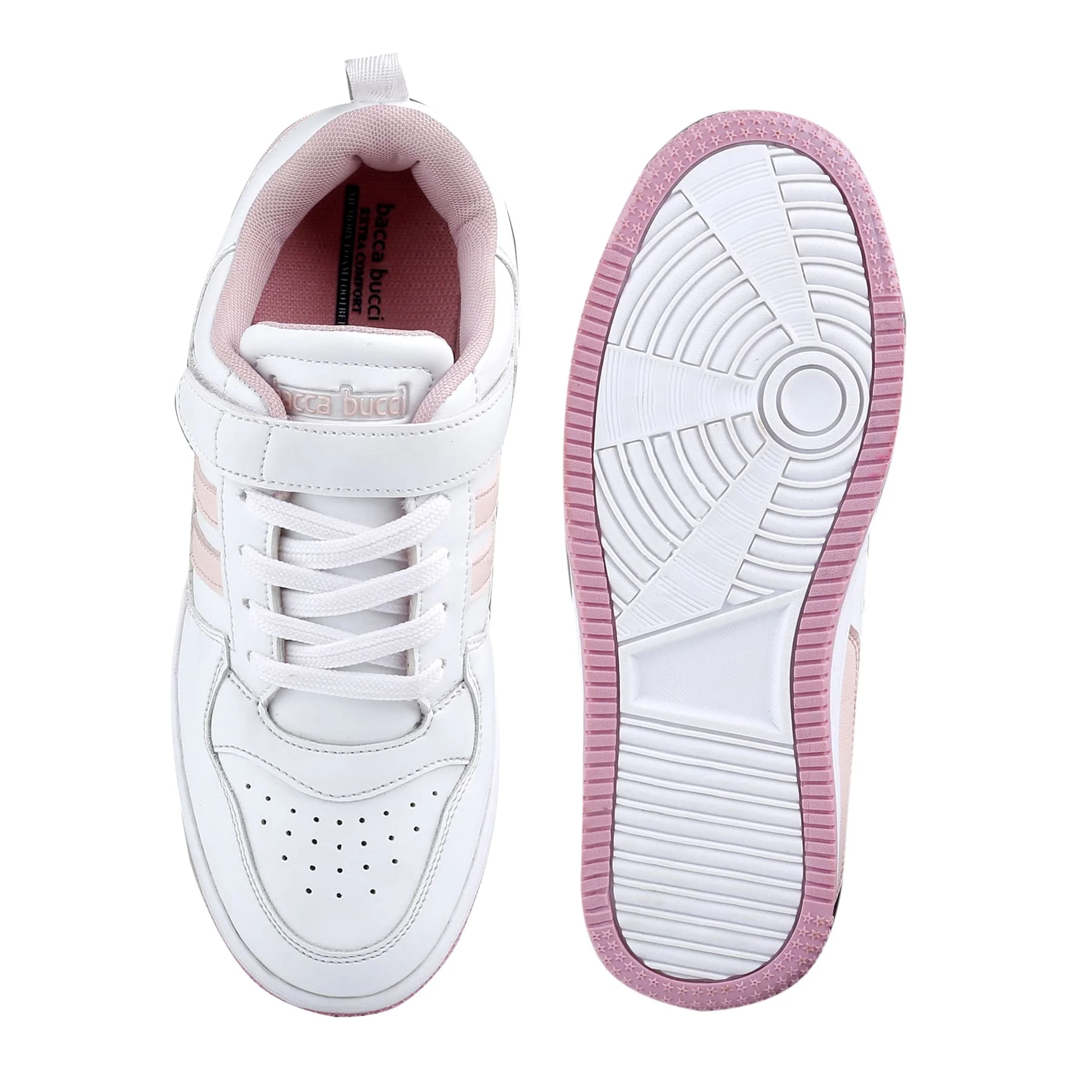 Bacca Bucci PHOENIX Low-Top Fashion Women's Sneakers with Hook & Loop Closure - Image 14