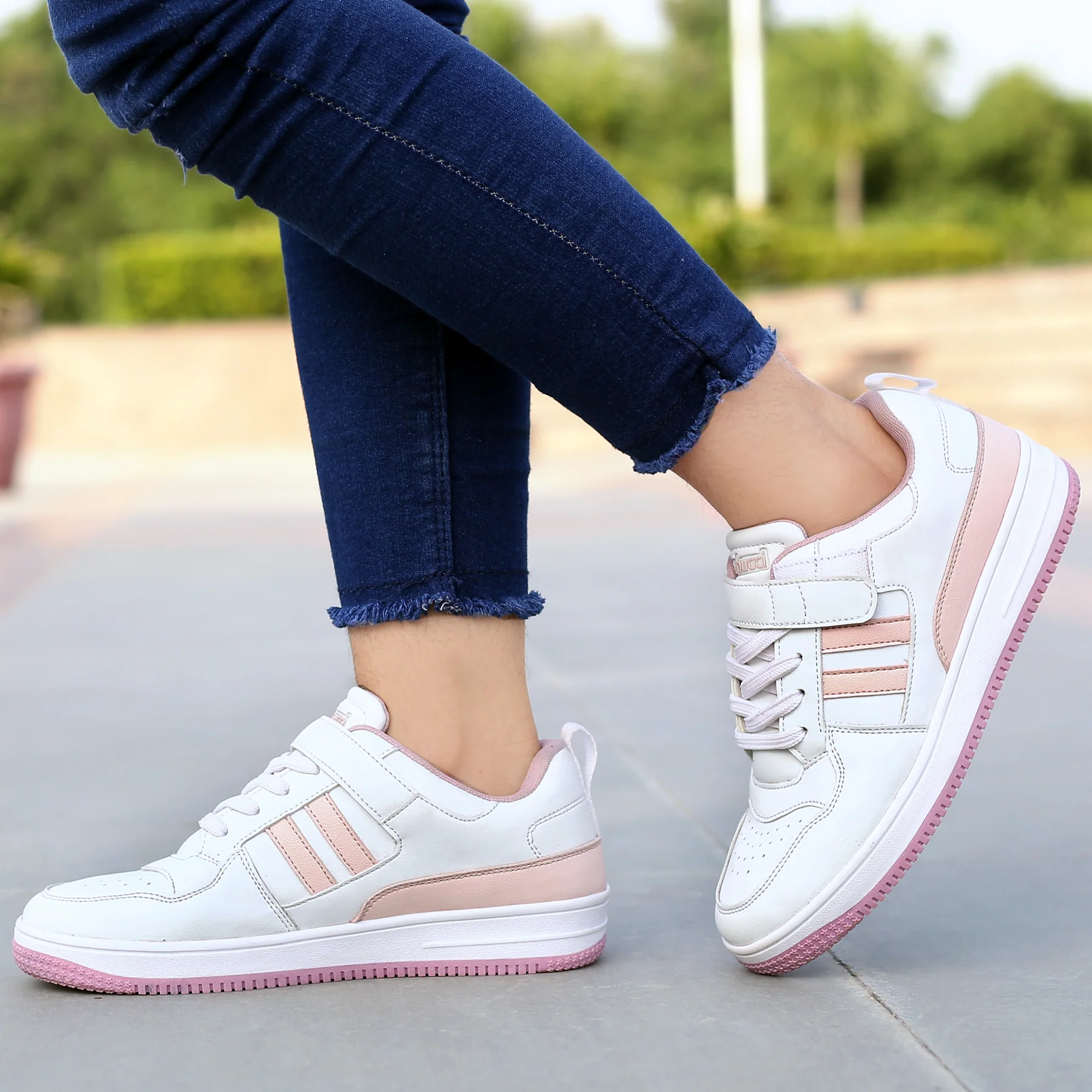 Bacca Bucci PHOENIX Low-Top Fashion Women's Sneakers with Hook & Loop Closure - Image 11