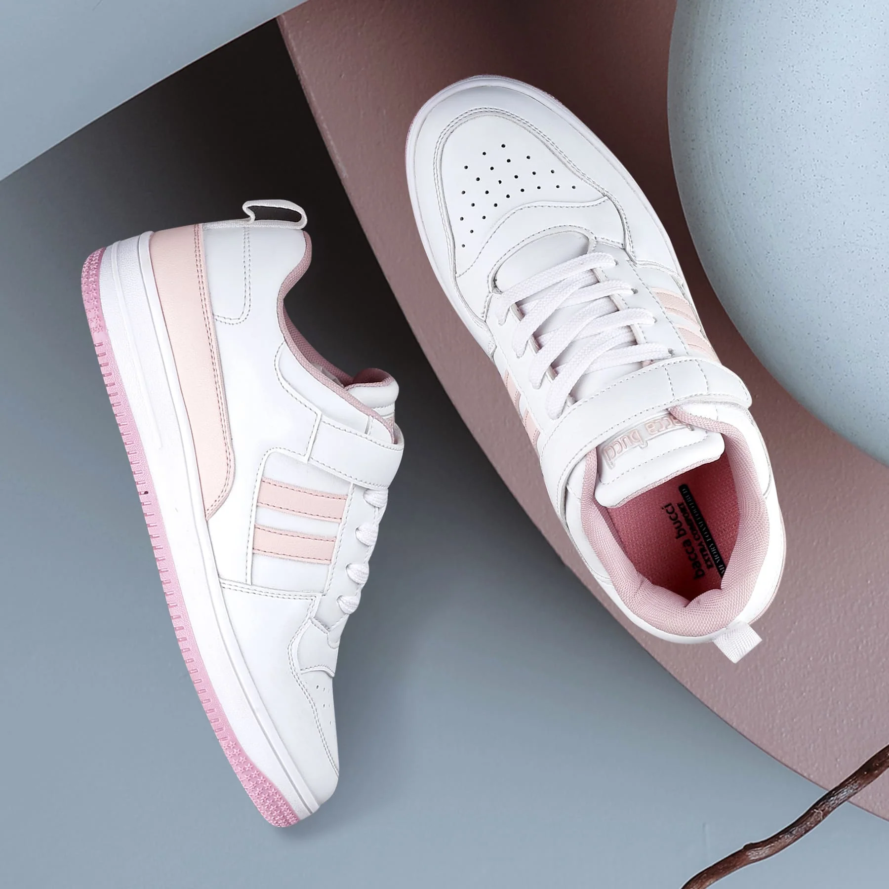 Bacca Bucci PHOENIX Low-Top Fashion Women's Sneakers with Hook & Loop Closure - Image 12