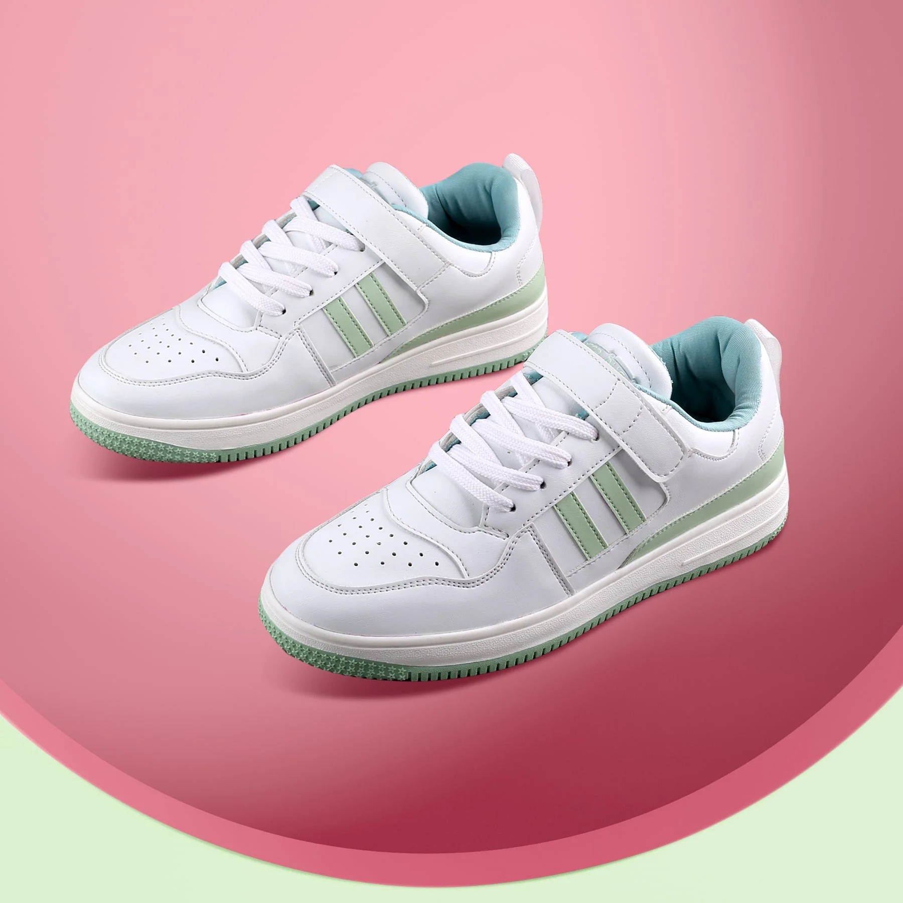 Bacca Bucci PHOENIX Low-Top Fashion Women's Sneakers with Hook & Loop Closure - Image 25